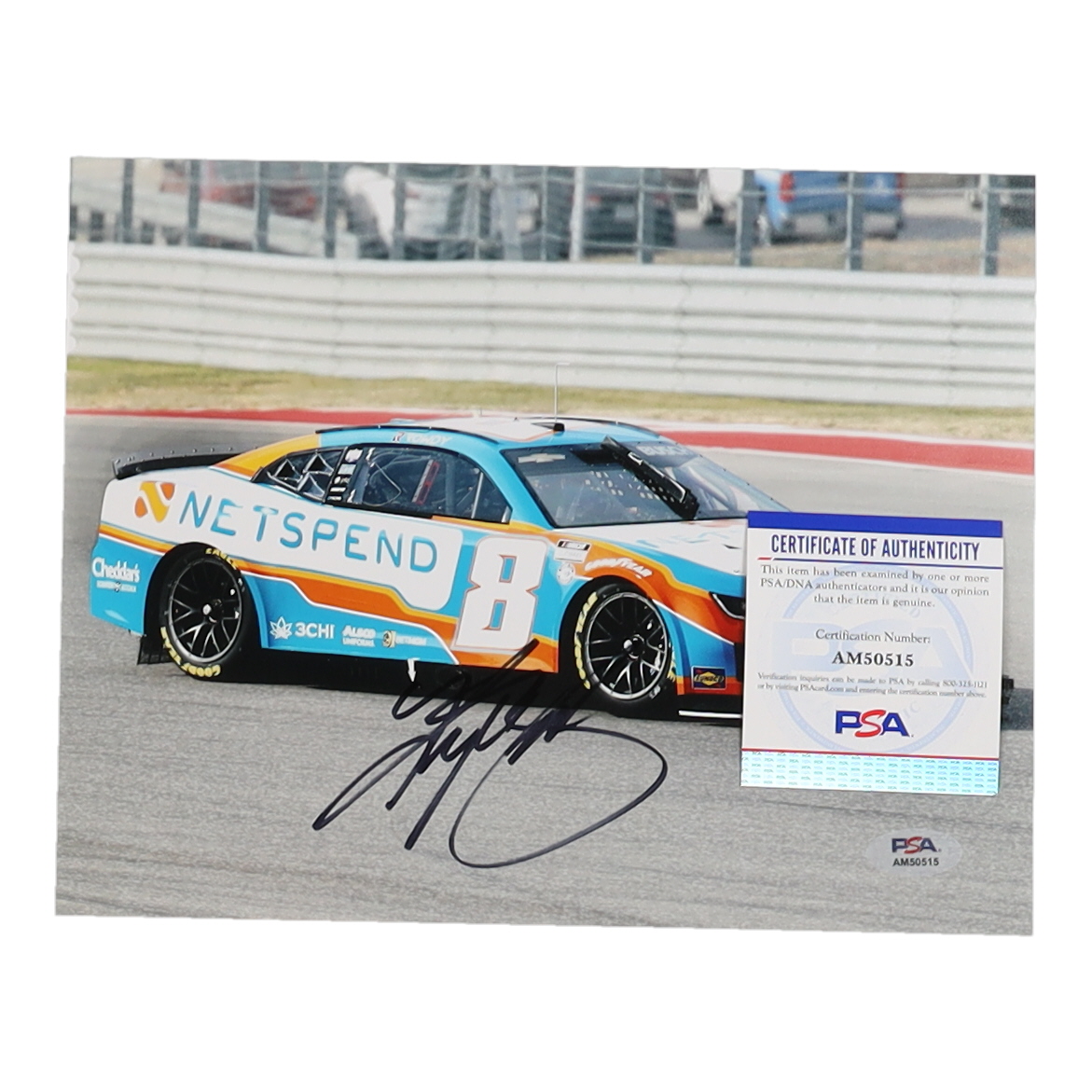 Kyle Busch Signed NASCAR 8x10 Photo (PSA) at PristineAuction.com Kyle Busch Signed NASCAR 8x10 Photo (PSA) at PristineAuction.com