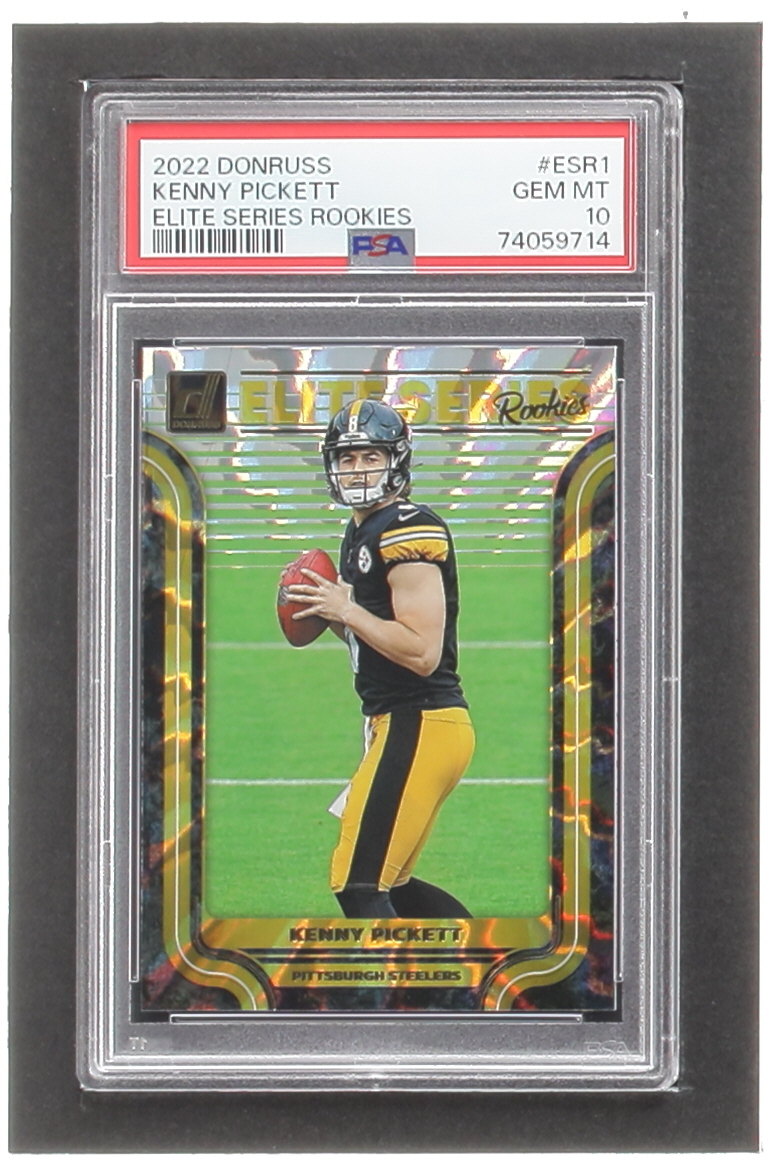 Kenny Pickett 2022 Donruss Optic The Elite Series Rookies #1 (PSA 10) at PristineAuction.com Kenny Pickett 2022 Donruss Optic The Elite Series Rookies #1 (PSA 10) at PristineAuction.com