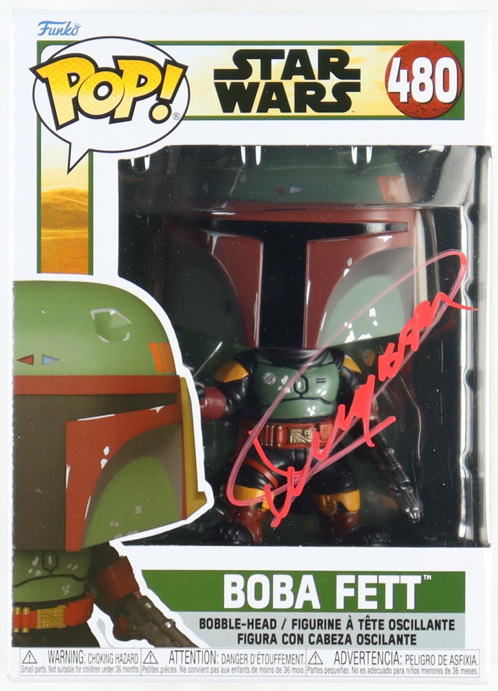 Dickey Beer Signed "Star Wars" #480 Boba Fett Funko Pop! Bobble-Head Vinyl Figure (PA) at PristineAuction.com Dickey Beer Signed "Star Wars" #480 Boba Fett Funko Pop! Bobble-Head Vinyl Figure (PA) at PristineAuction.com