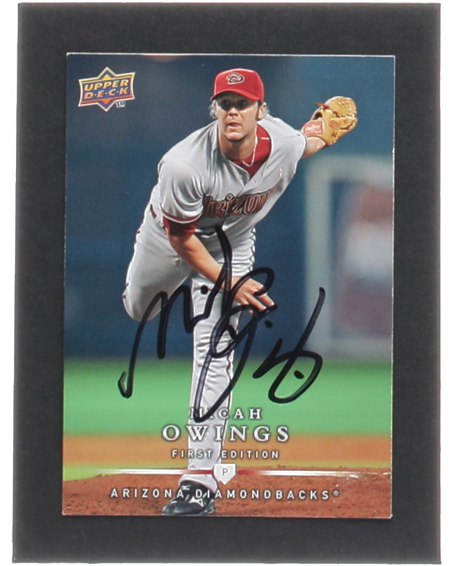 Micah Owings Signed 2008 Upper Deck First Edition #76 (Beckett) at PristineAuction.com Micah Owings Signed 2008 Upper Deck First Edition #76 (Beckett) at PristineAuction.com