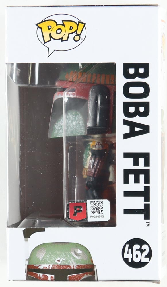John Morton Signed "Star Wars" #462 Boba Fett Funko Pop! Bobble-Head Vinyl Figure (PA) at PristineAuction.com John Morton Signed "Star Wars" #462 Boba Fett Funko Pop! Bobble-Head Vinyl Figure (PA) at PristineAuction.com