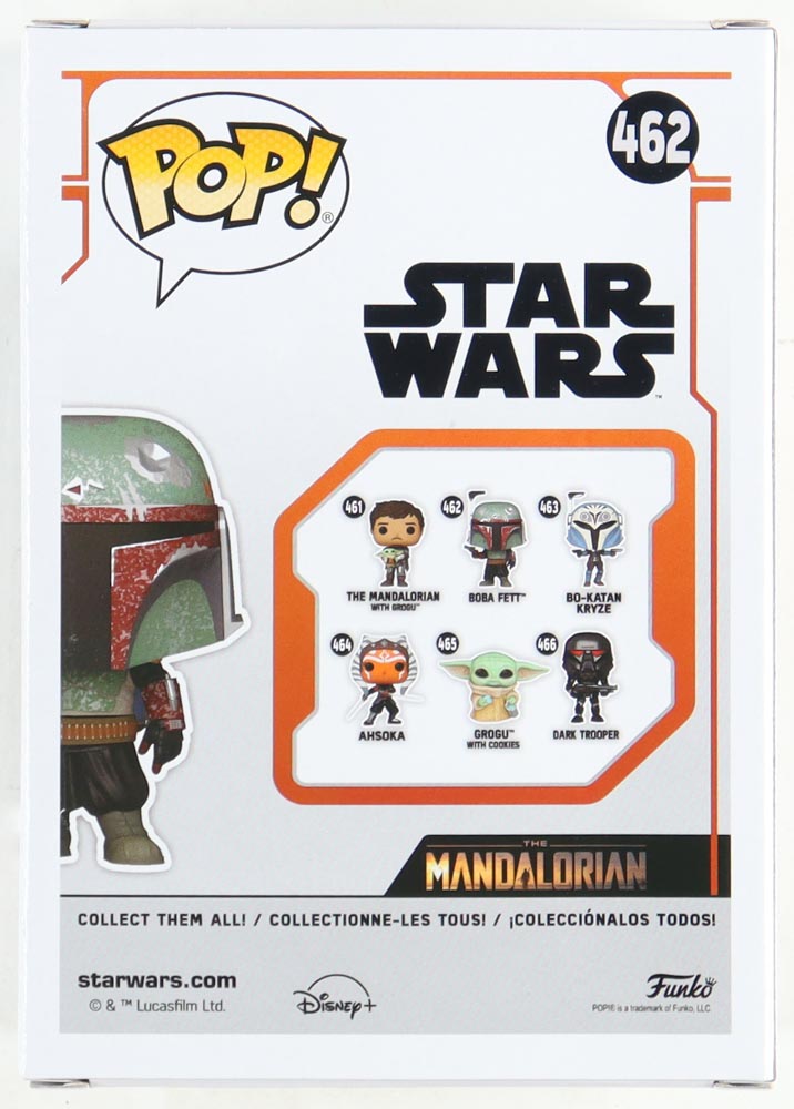 John Morton Signed "Star Wars" #462 Boba Fett Funko Pop! Bobble-Head Vinyl Figure (PA) at PristineAuction.com John Morton Signed "Star Wars" #462 Boba Fett Funko Pop! Bobble-Head Vinyl Figure (PA) at PristineAuction.com
