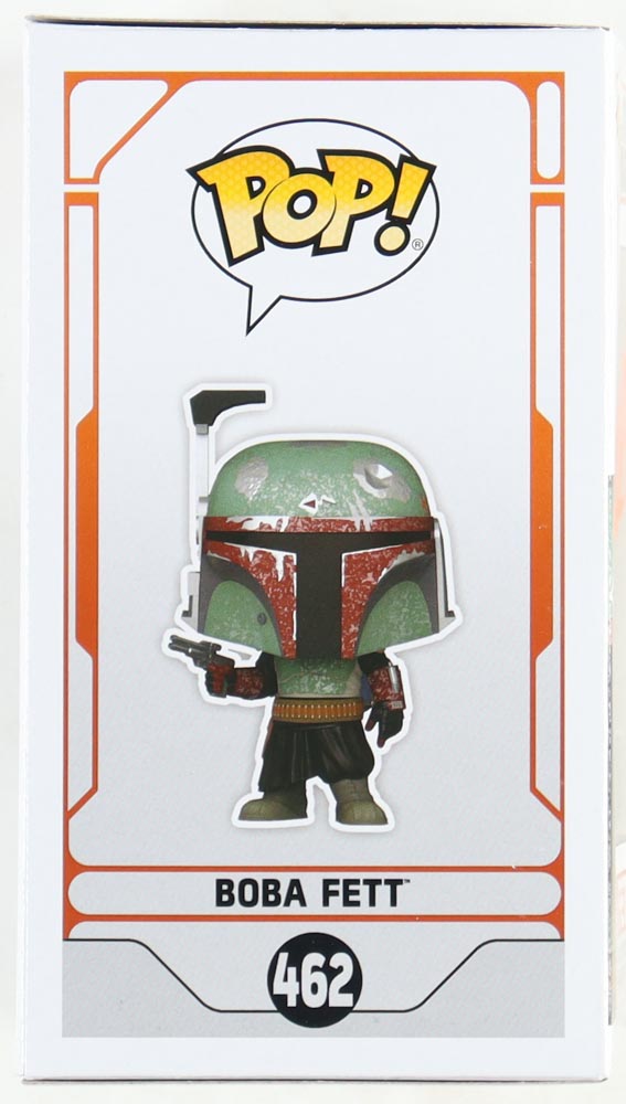 John Morton Signed "Star Wars" #462 Boba Fett Funko Pop! Bobble-Head Vinyl Figure (PA) at PristineAuction.com John Morton Signed "Star Wars" #462 Boba Fett Funko Pop! Bobble-Head Vinyl Figure (PA) at PristineAuction.com