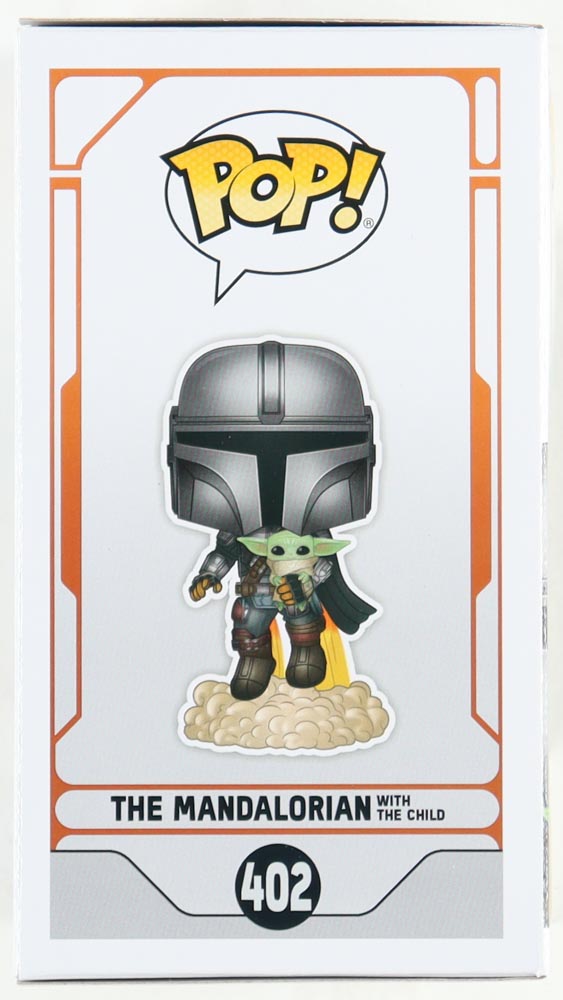 John Morton Signed "Star Wars" #402 The Mandalorian with The Child Funko Pop! Bobble-Head Vinyl Figure (PA) at PristineAuction.com John Morton Signed "Star Wars" #402 The Mandalorian with The Child Funko Pop! Bobble-Head Vinyl Figure (PA) at PristineAuction.com