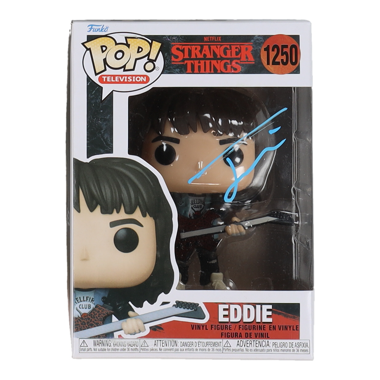 Joseph Quinn Signed "Stranger Things" Eddie #1250 Funko Pop! Vinyl Figure (Beckett) at PristineAuction.com Joseph Quinn Signed "Stranger Things" Eddie #1250 Funko Pop! Vinyl Figure (Beckett) at PristineAuction.com