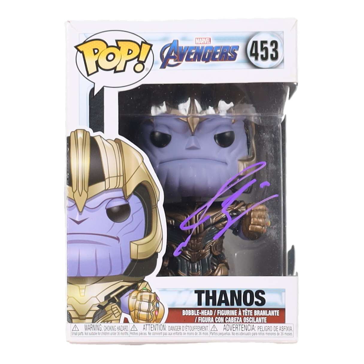 Josh Brolin Signed "Avengers" Thanos #453 Funko Pop! Vinyl Figure (Beckett) at PristineAuction.com Josh Brolin Signed "Avengers" Thanos #453 Funko Pop! Vinyl Figure (Beckett) at PristineAuction.com