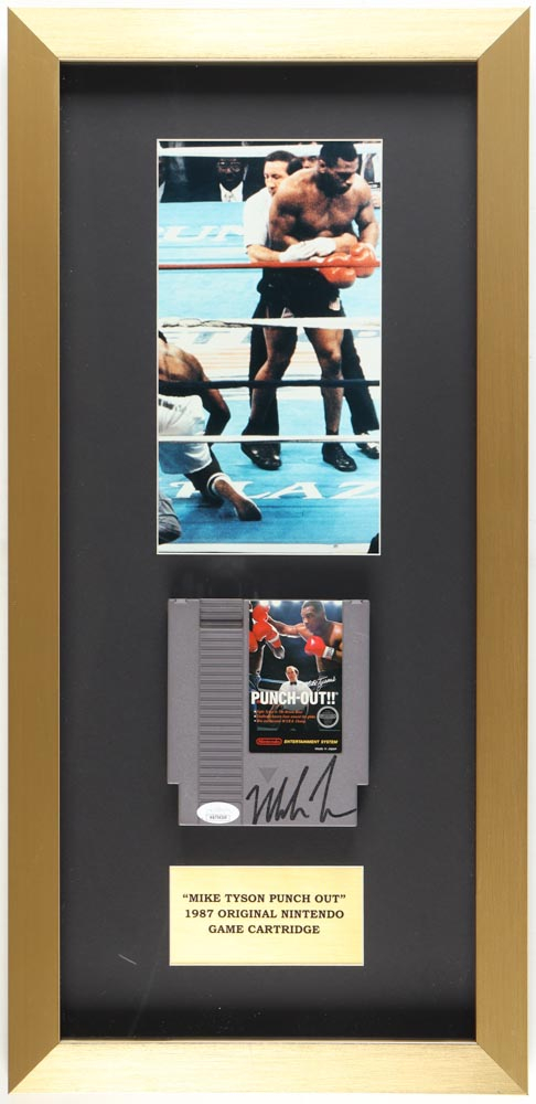 Photo 8x10" De Mike Tyson Dédicacée / Signée - Thème Punchout - Certifiée JSA