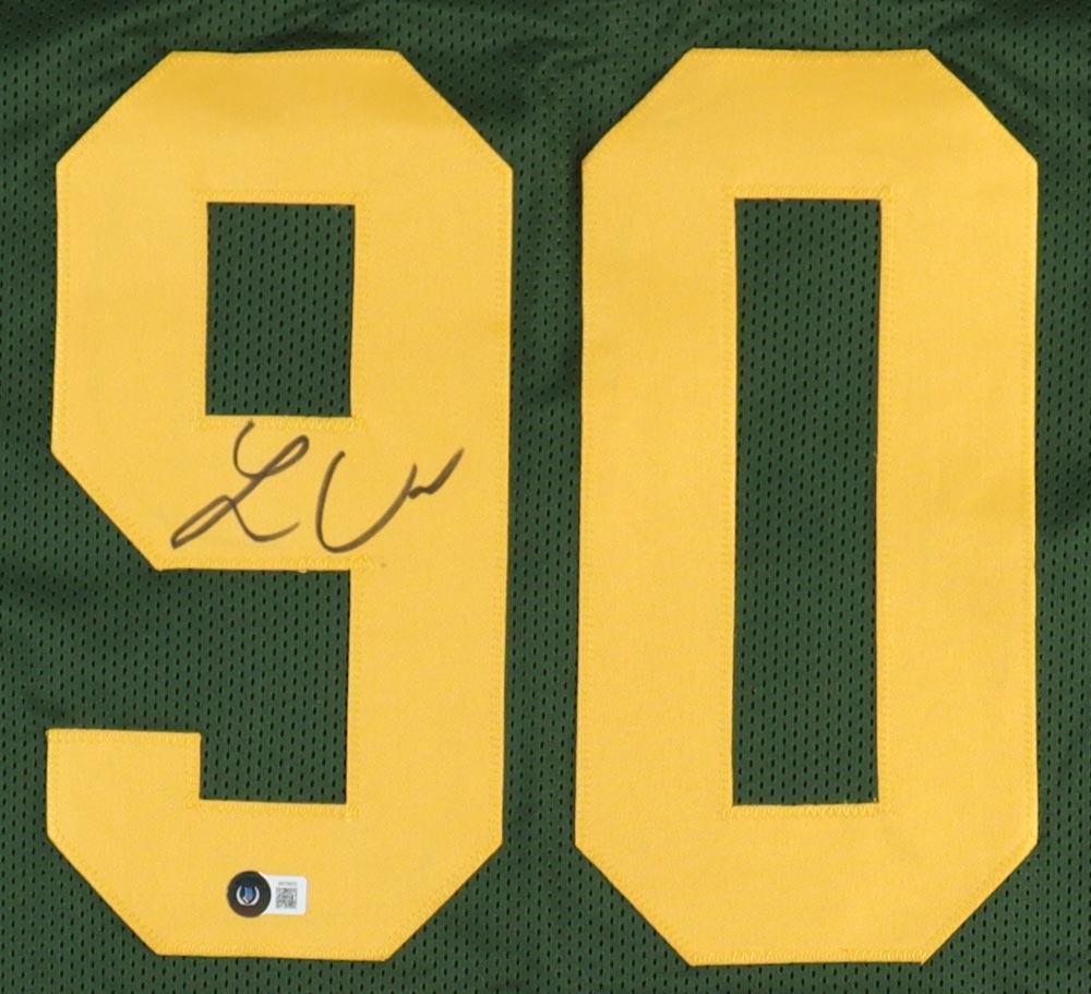 Lukas Van Ness Signed Jersey (Beckett) at PristineAuction.com Lukas Van Ness Signed Jersey (Beckett) at PristineAuction.com