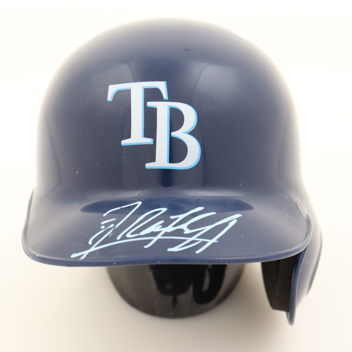 Randy Arozarena Signed Marlins Mini Batting Helmet (JSA) at PristineAuction.com Randy Arozarena Signed Marlins Mini Batting Helmet (JSA) at PristineAuction.com