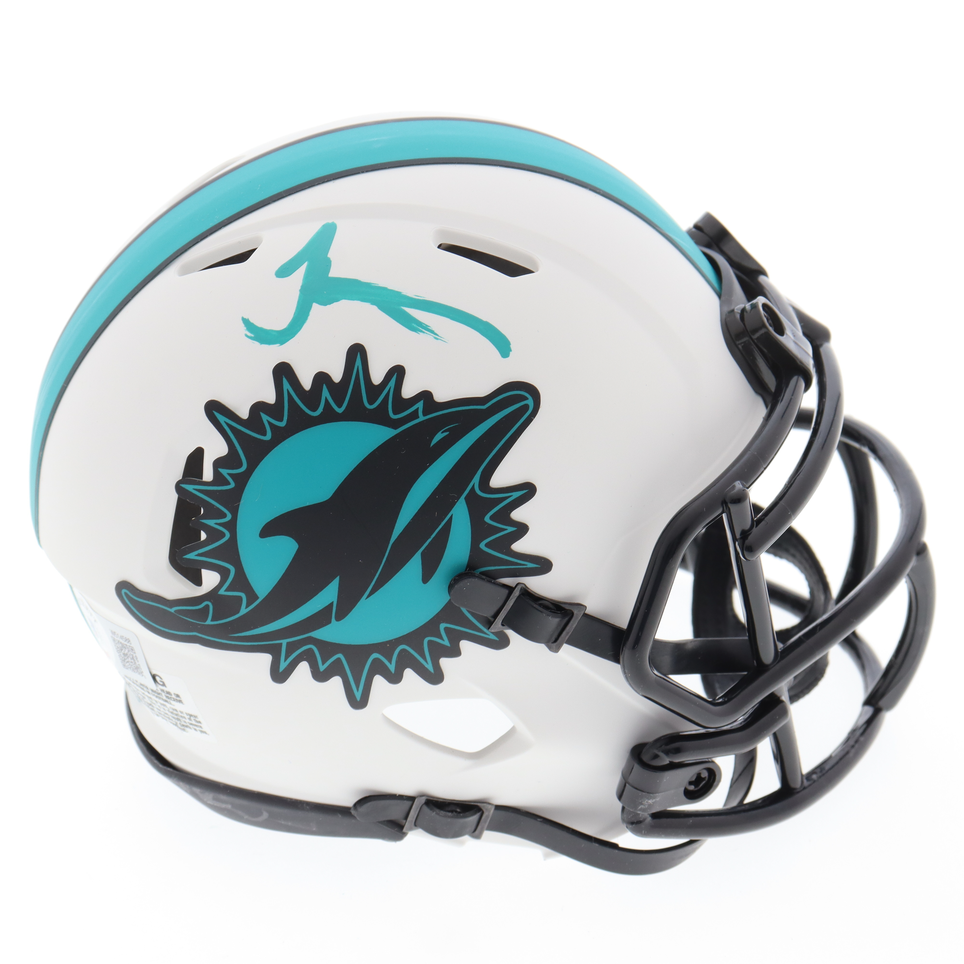 Tyreek Hill Signed Dolphins Lunar Eclipse Alternate Speed Mini Helmet (Beckett) at PristineAuction.com Tyreek Hill Signed Dolphins Lunar Eclipse Alternate Speed Mini Helmet (Beckett) at PristineAuction.com