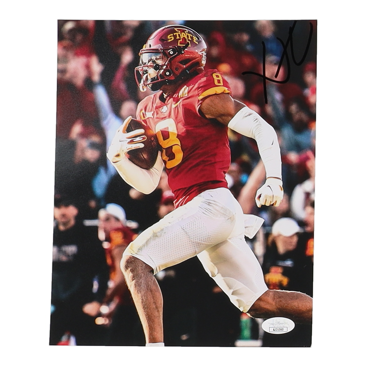 Xavier Hutchinson Signed Iowa State Cyclones 8x10 Photo (JSA) at PristineAuction.com Xavier Hutchinson Signed Iowa State Cyclones 8x10 Photo (JSA) at PristineAuction.com