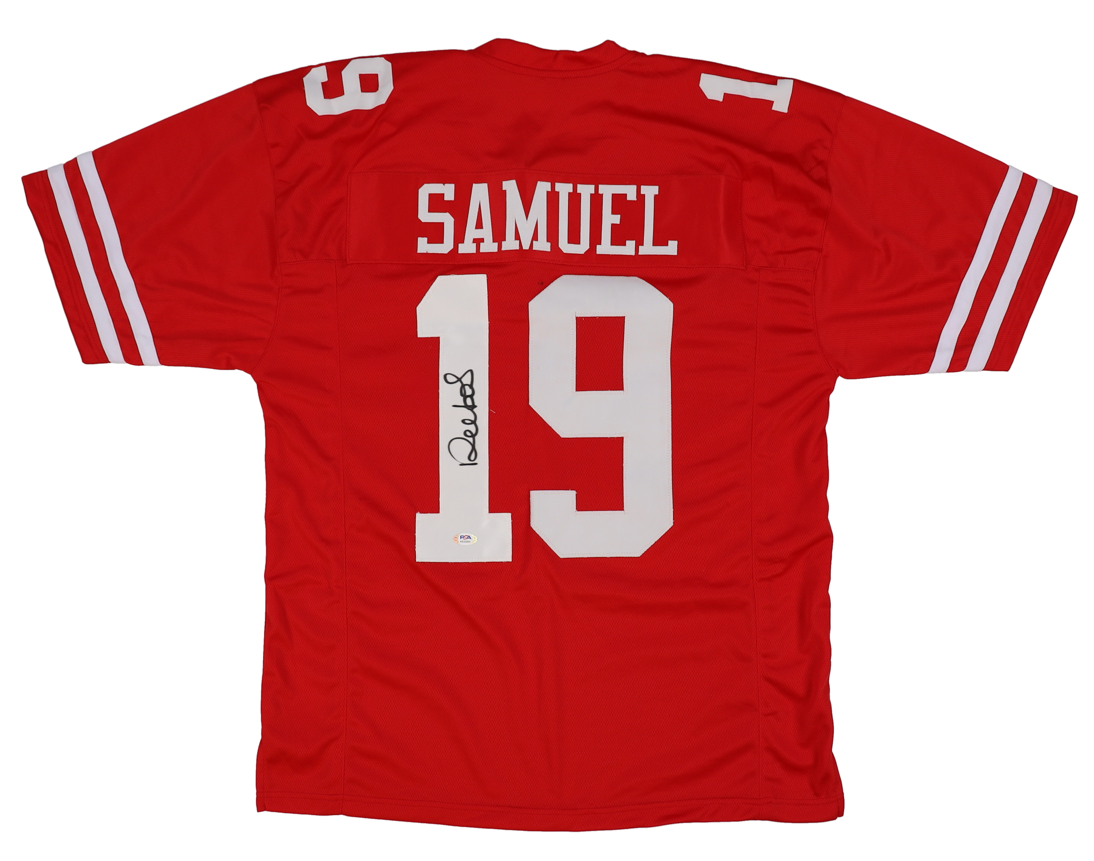 Deebo Samuel Signed Jersey (PSA) at PristineAuction.com Deebo Samuel Signed Jersey (PSA) at PristineAuction.com