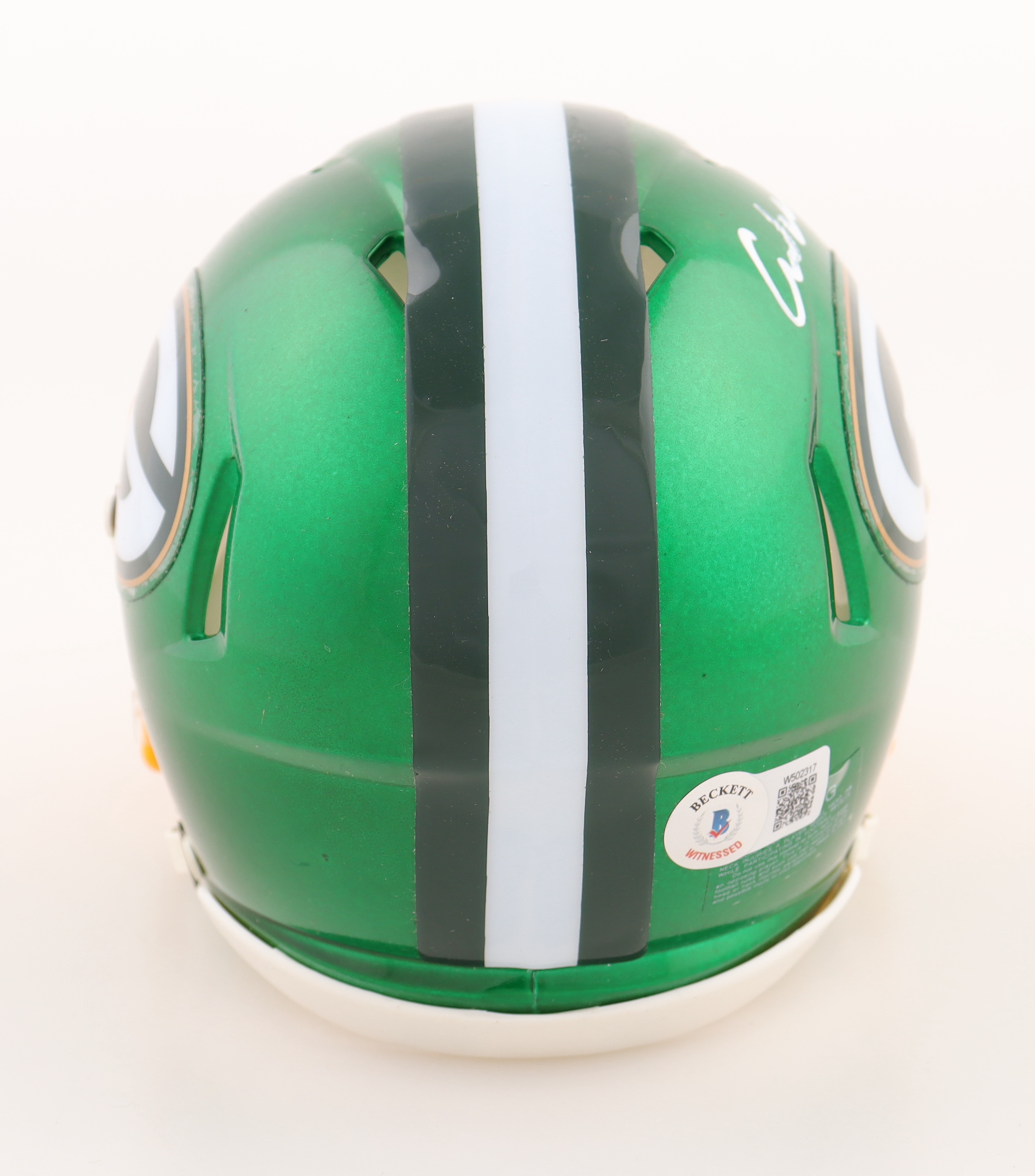 Christian Watson Signed Packers Flash Alternate Speed Mini Helmet (Beckett) at PristineAuction.com Christian Watson Signed Packers Flash Alternate Speed Mini Helmet (Beckett) at PristineAuction.com