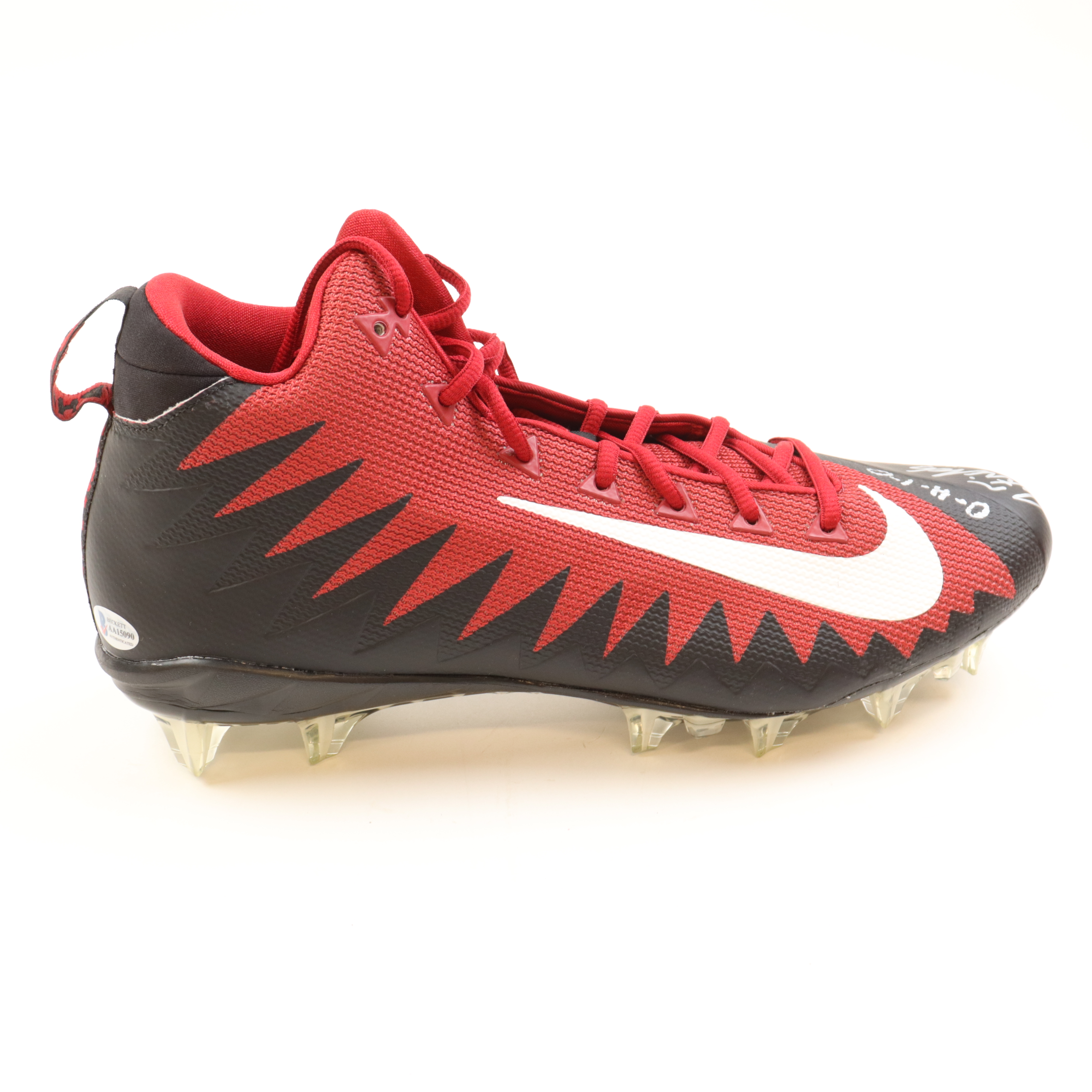 Justin Fields Signed Nike Football Cleat Inscribed "O-H-I-O" (Beckett) at PristineAuction.com Justin Fields Signed Nike Football Cleat Inscribed "O-H-I-O" (Beckett) at PristineAuction.com