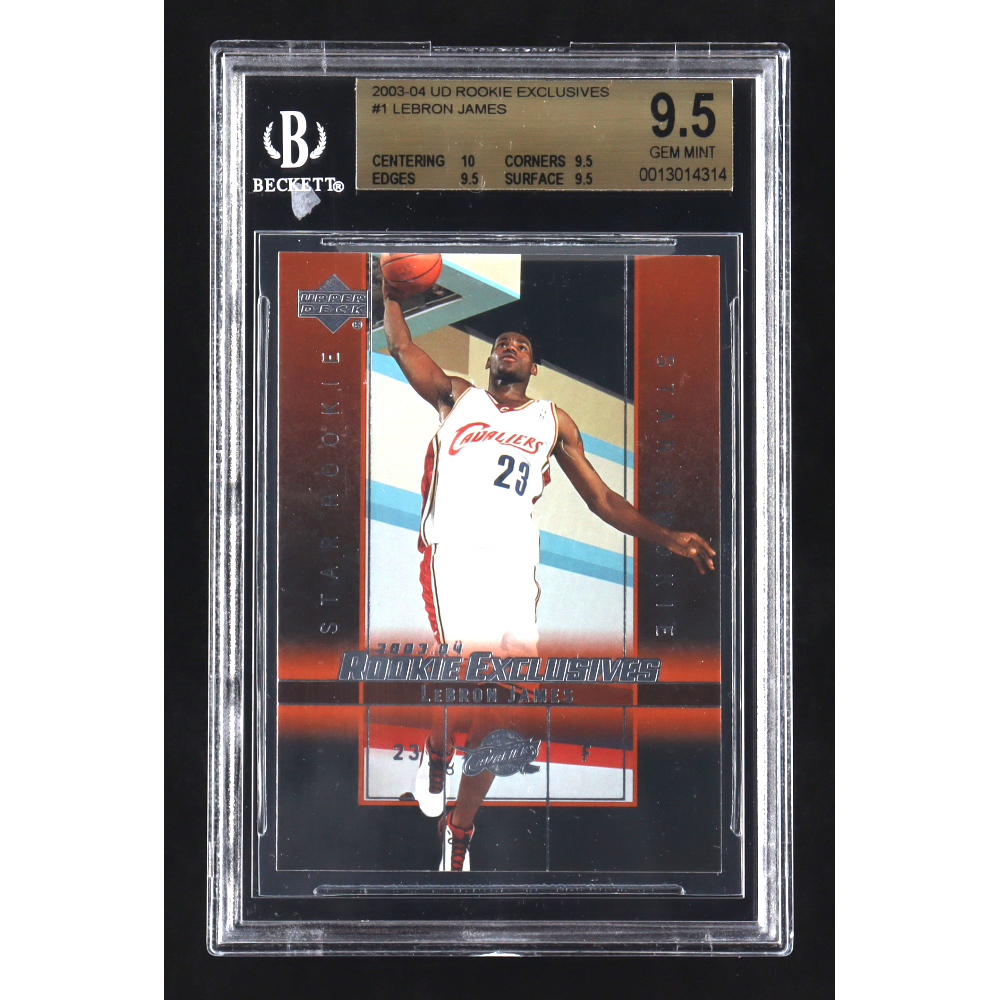 graded lebron james rookie cards Card 2002 Rookie Review NBA Laser Cut #6 PGI 10 LBJ rookie. Opinions on quality