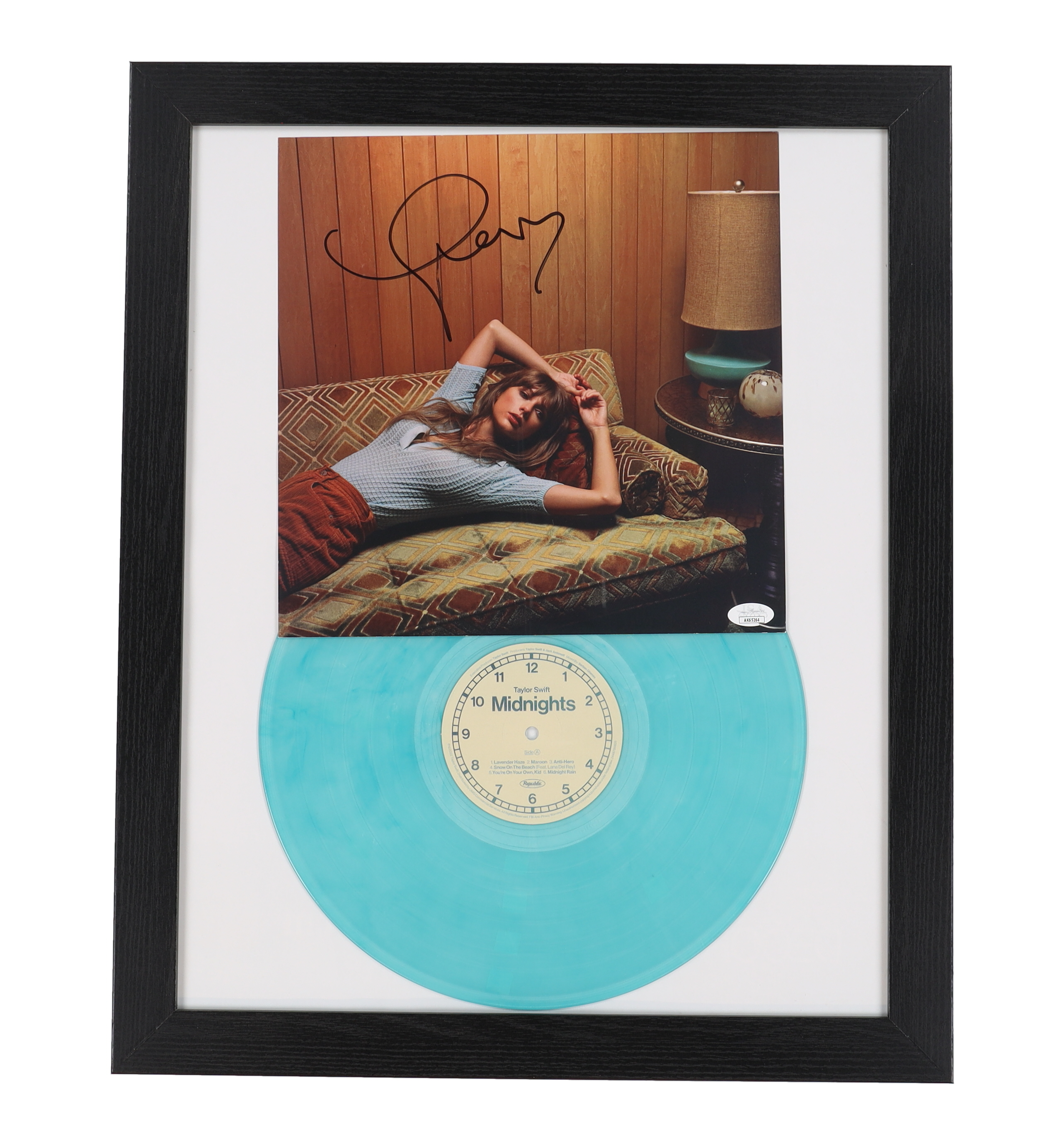 Taylor Swift Signed "Midnights" Custom Framed Vinyl Record (JSA) at PristineAuction.com Taylor Swift Signed "Midnights" Custom Framed Vinyl Record (JSA) at PristineAuction.com