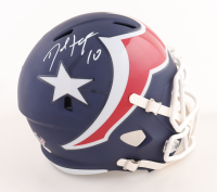 DeAndre Hopkins Signed Texans Full-Size AMP Alternate Speed Helmet (JSA) at PristineAuction.com