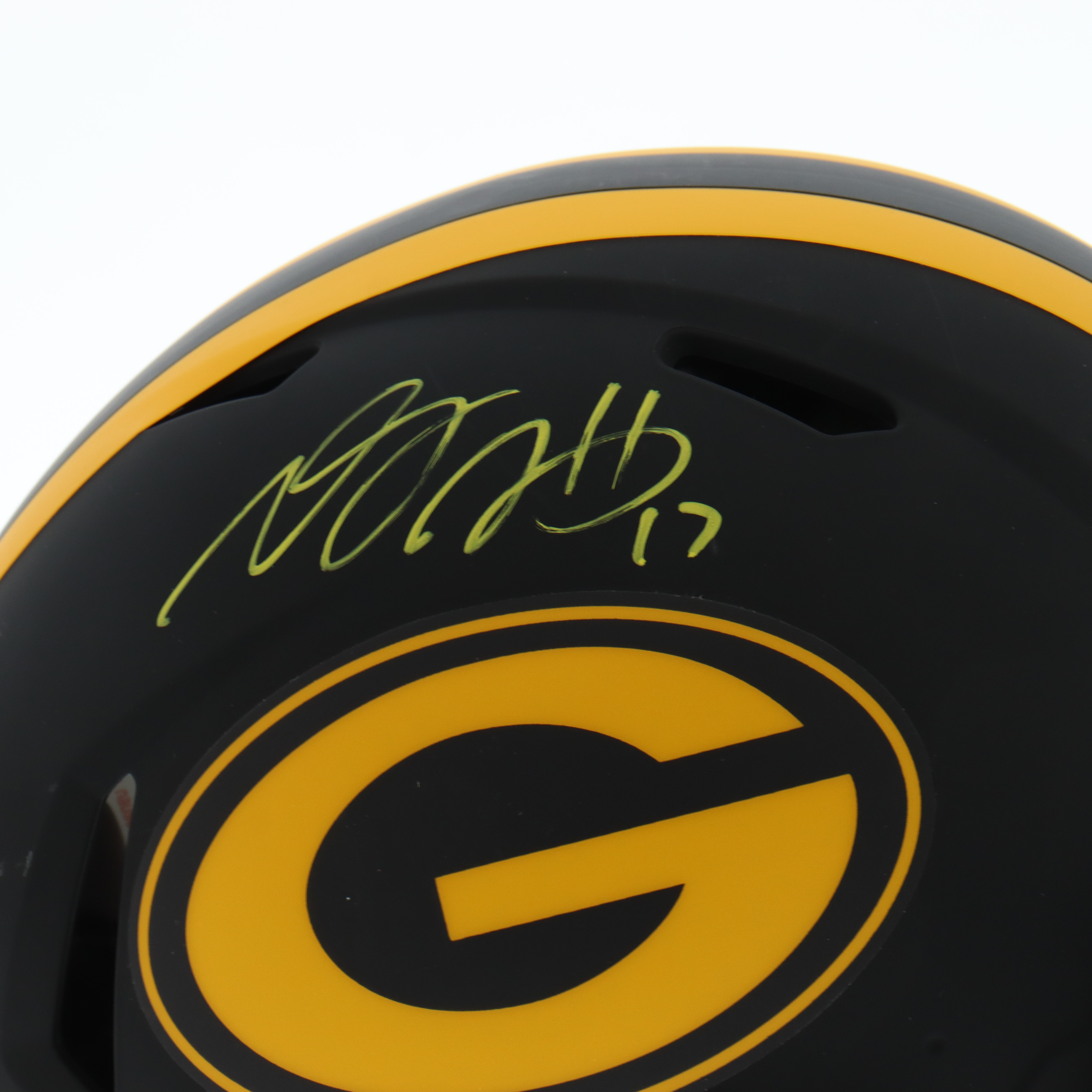 Davante Adams Signed Packers Full-Size Authentic On-Field Eclipse Alternate Speed Helmet (JSA) at PristineAuction.com Davante Adams Signed Packers Full-Size Authentic On-Field Eclipse Alternate Speed Helmet (JSA) at PristineAuction.com