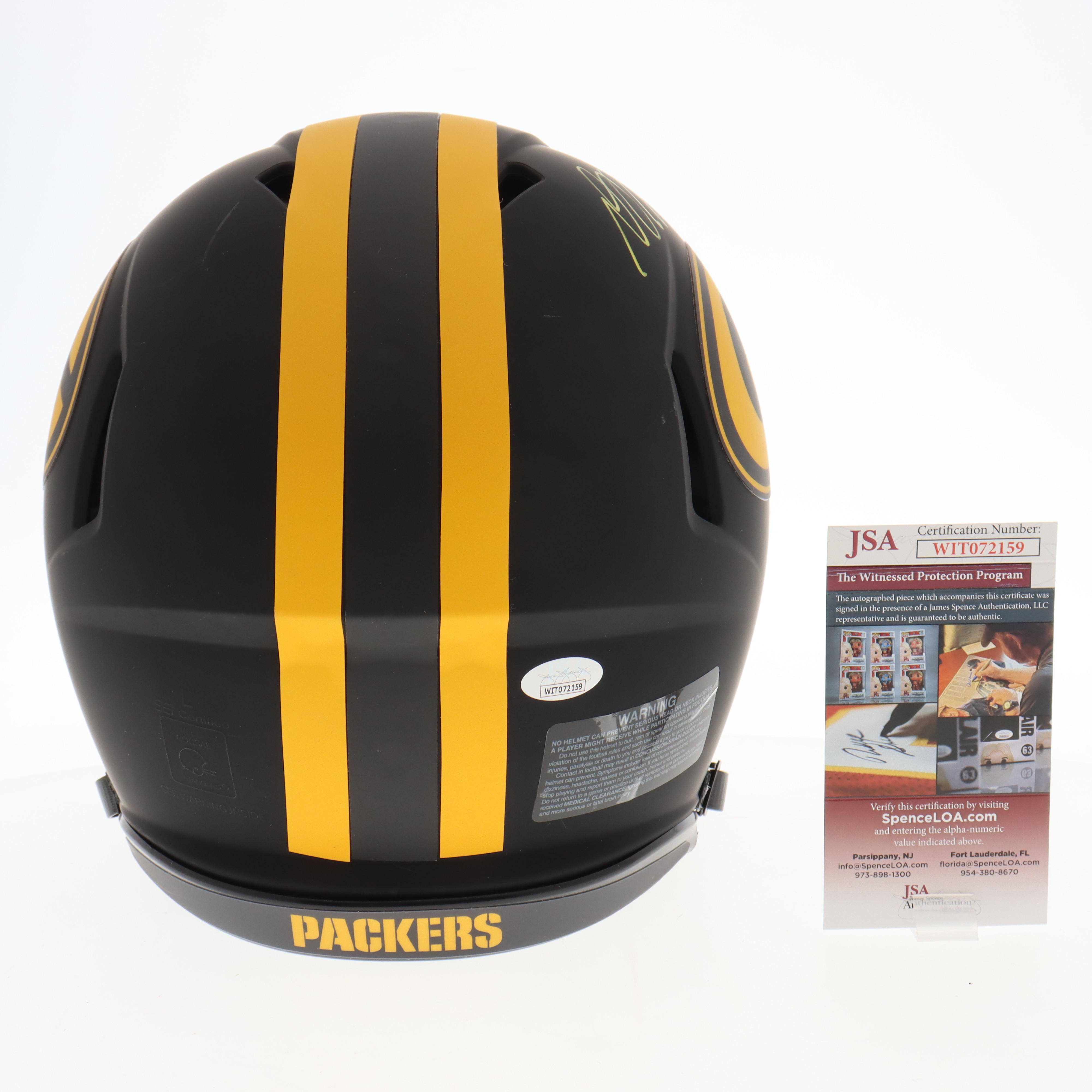 Davante Adams Signed Packers Full-Size Authentic On-Field Eclipse Alternate Speed Helmet (JSA) at PristineAuction.com Davante Adams Signed Packers Full-Size Authentic On-Field Eclipse Alternate Speed Helmet (JSA) at PristineAuction.com