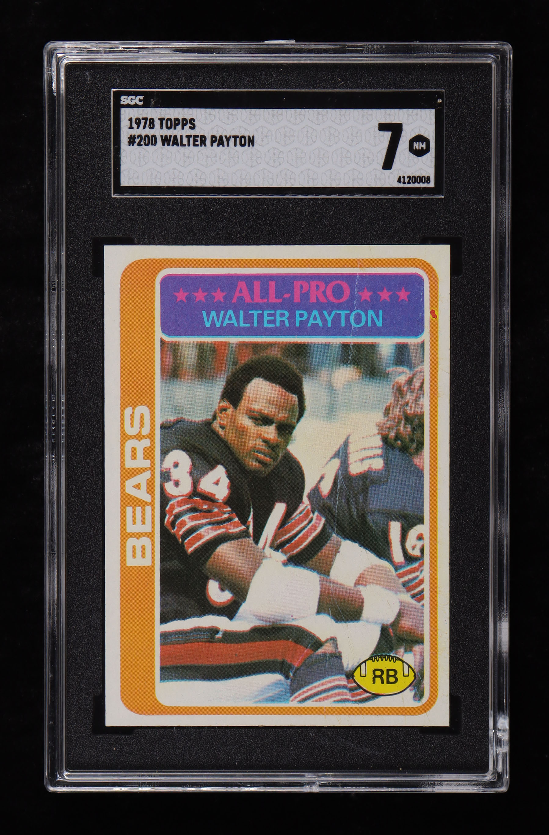 Walter Payton 1978 Topps #200 AP (SGC 7) at PristineAuction.com Walter Payton 1978 Topps #200 AP (SGC 7) at PristineAuction.com