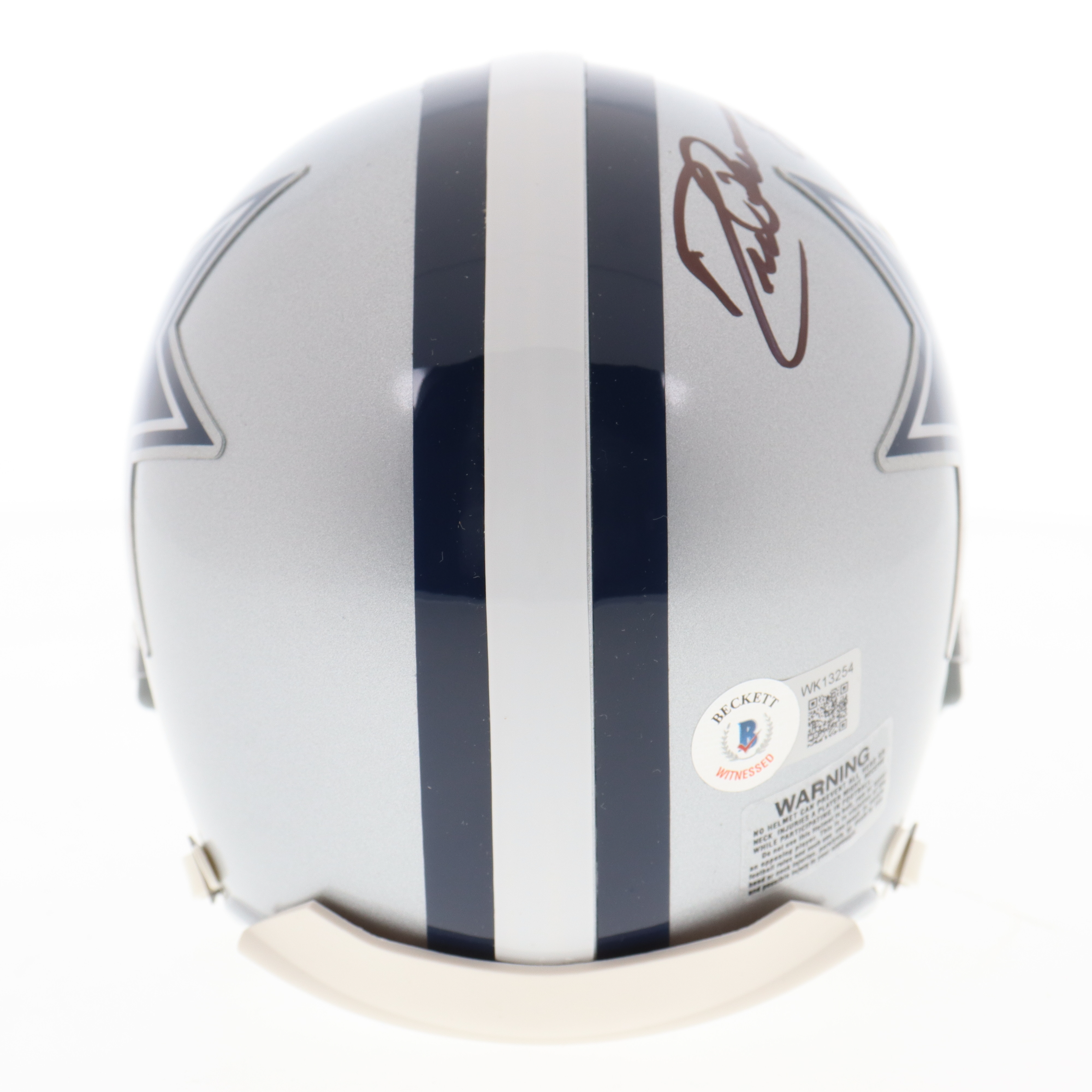 Drew Pearson Signed Cowboys Mini Helmet Inscribed "HOF 21" (Beckett) at PristineAuction.com Drew Pearson Signed Cowboys Mini Helmet Inscribed "HOF 21" (Beckett) at PristineAuction.com