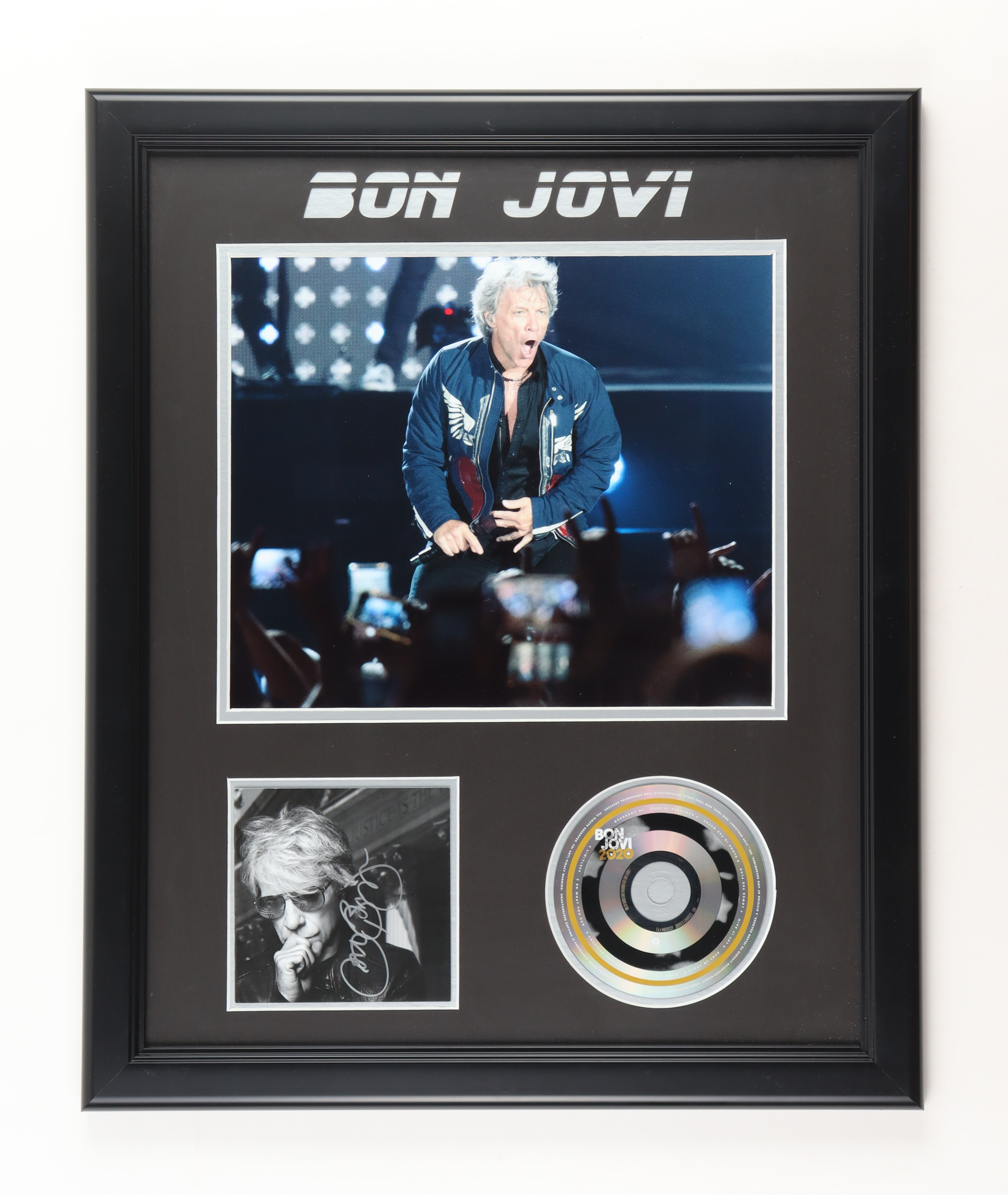 Jon Bon Jovi Signed "2020" Custom Framed CD Cover Display (Beckett) at PristineAuction.com Jon Bon Jovi Signed "2020" Custom Framed CD Cover Display (Beckett) at PristineAuction.com