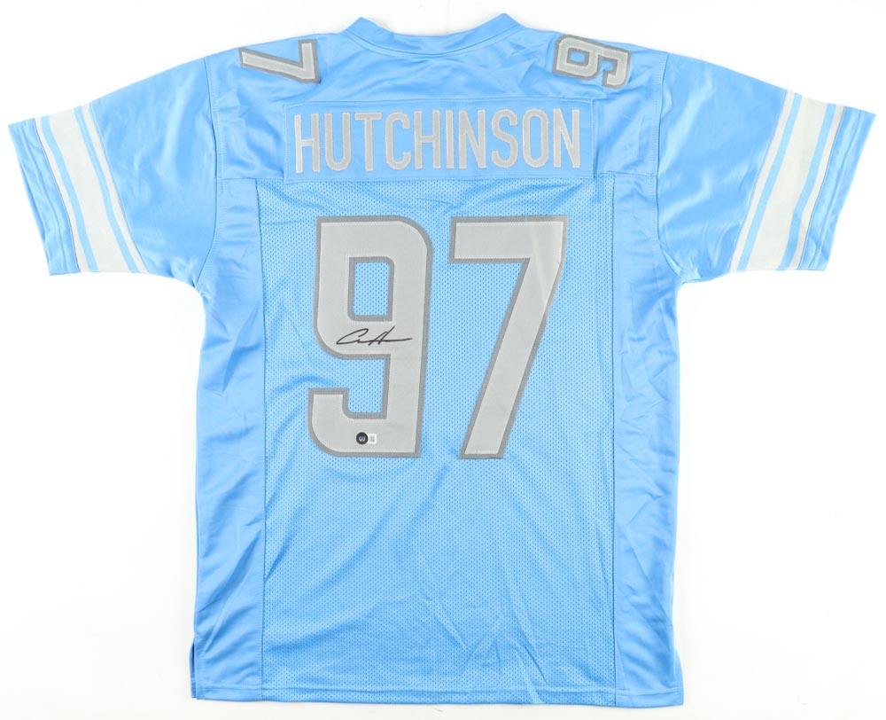 Aidan Hutchinson Signed Jersey (Beckett) at PristineAuction.com Aidan Hutchinson Signed Jersey (Beckett) at PristineAuction.com