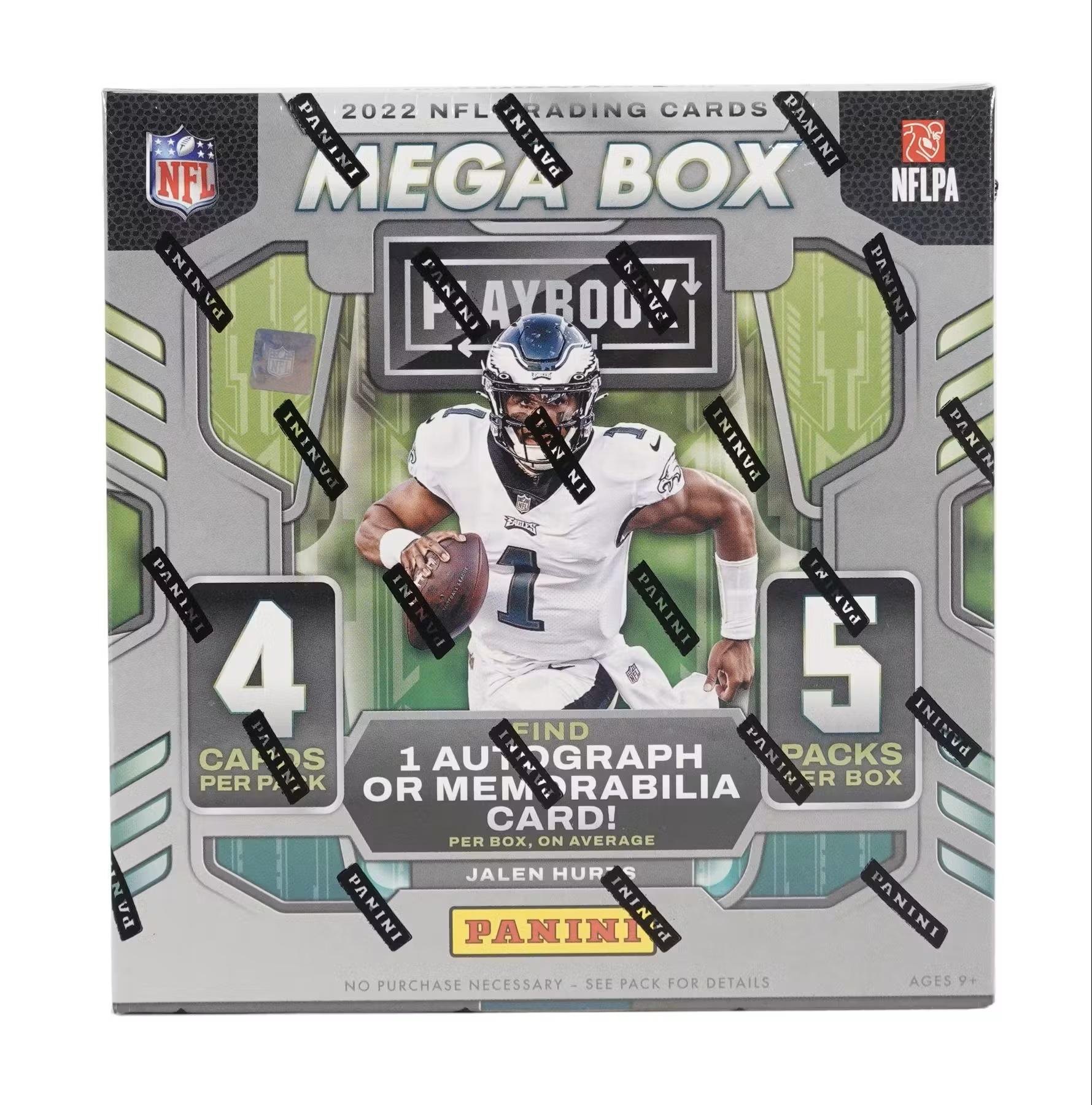 2022 Panini Playbook Football Mega Box with (5) Packs at PristineAuction.com 2022 Panini Playbook Football Mega Box with (5) Packs at PristineAuction.com