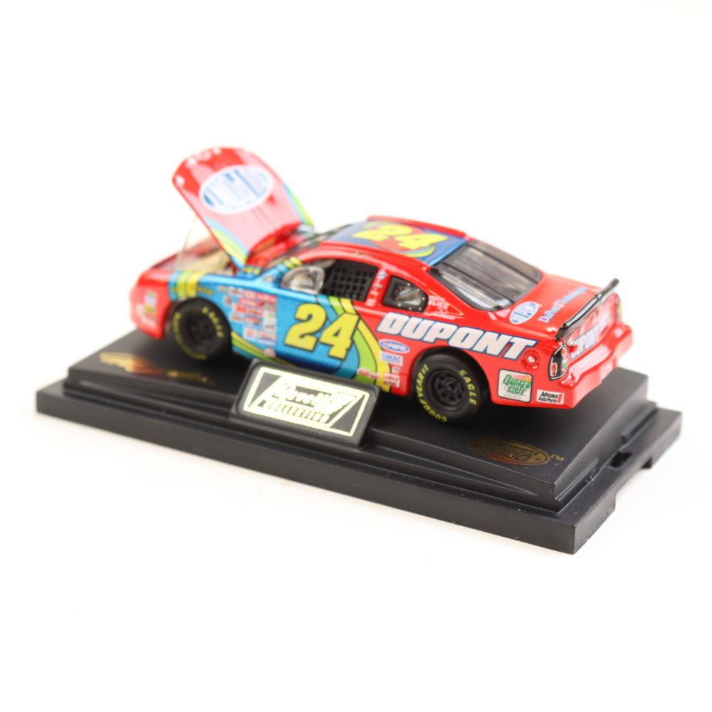Jeff Gordon &amp; Ray Evernham Signed LE NASCAR #24 Dupont 1994 Charlotte Win Lumina Candy 1:24