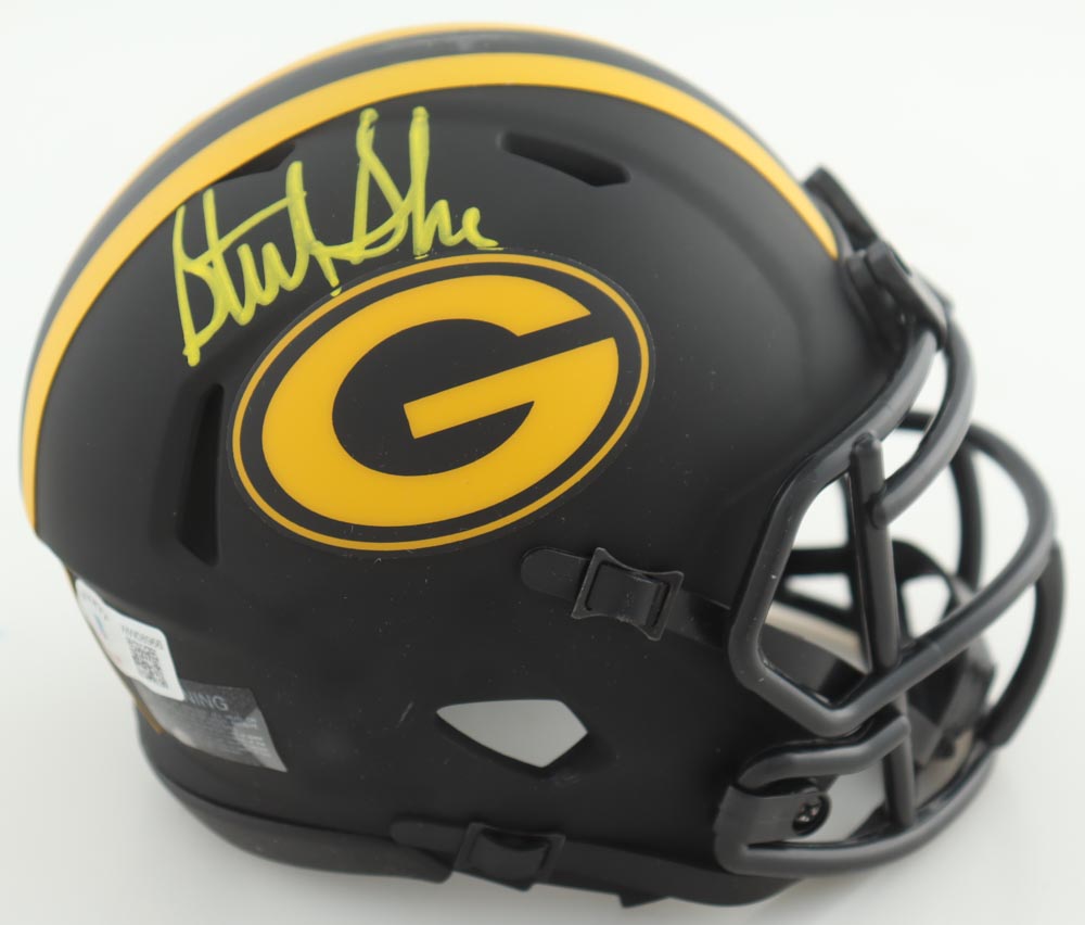 Sterling Sharpe Signed Packers Eclipse Alternate Speed Mini Helmet (Beckett) at PristineAuction.com Sterling Sharpe Signed Packers Eclipse Alternate Speed Mini Helmet (Beckett) at PristineAuction.com