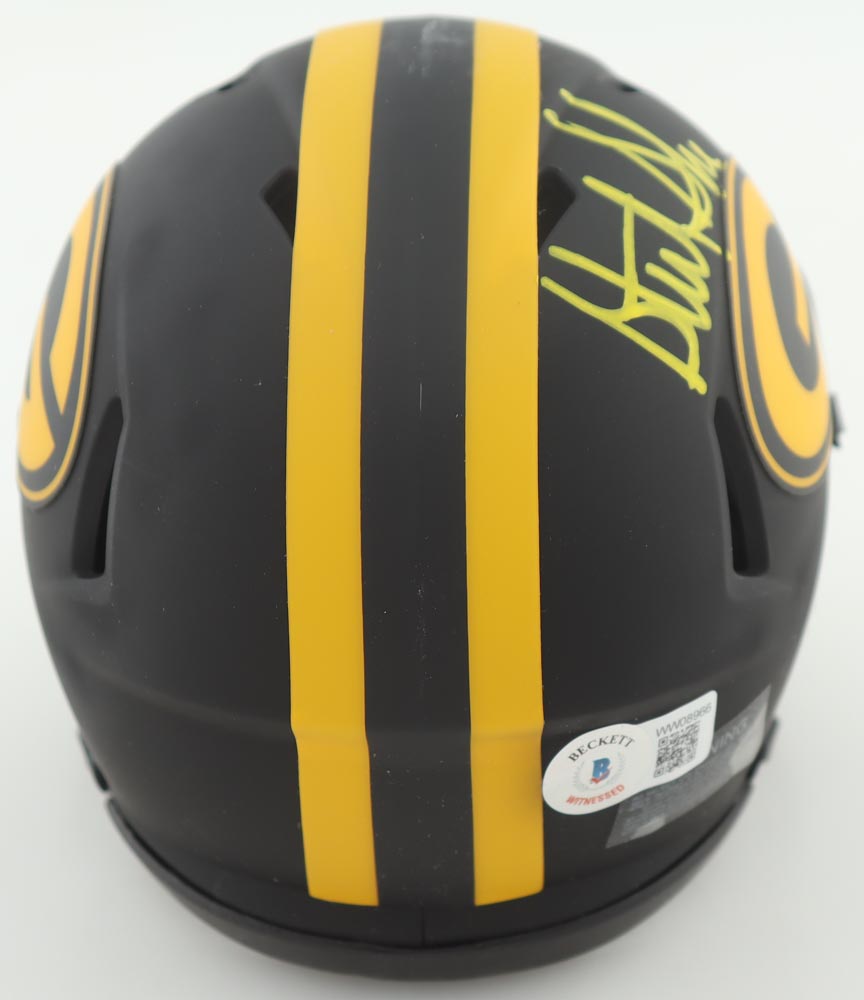 Sterling Sharpe Signed Packers Eclipse Alternate Speed Mini Helmet (Beckett) at PristineAuction.com Sterling Sharpe Signed Packers Eclipse Alternate Speed Mini Helmet (Beckett) at PristineAuction.com