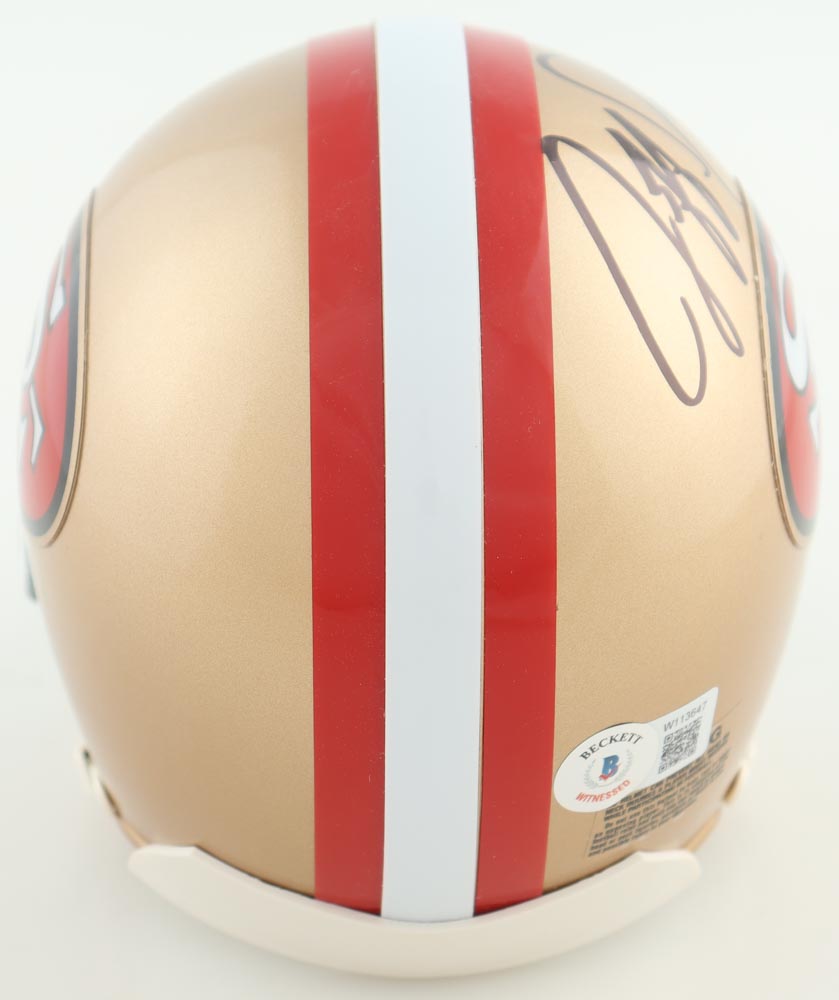 Jeff Garcia Signed 49ers Speed Mini Helmet (Beckett) at PristineAuction.com Jeff Garcia Signed 49ers Speed Mini Helmet (Beckett) at PristineAuction.com