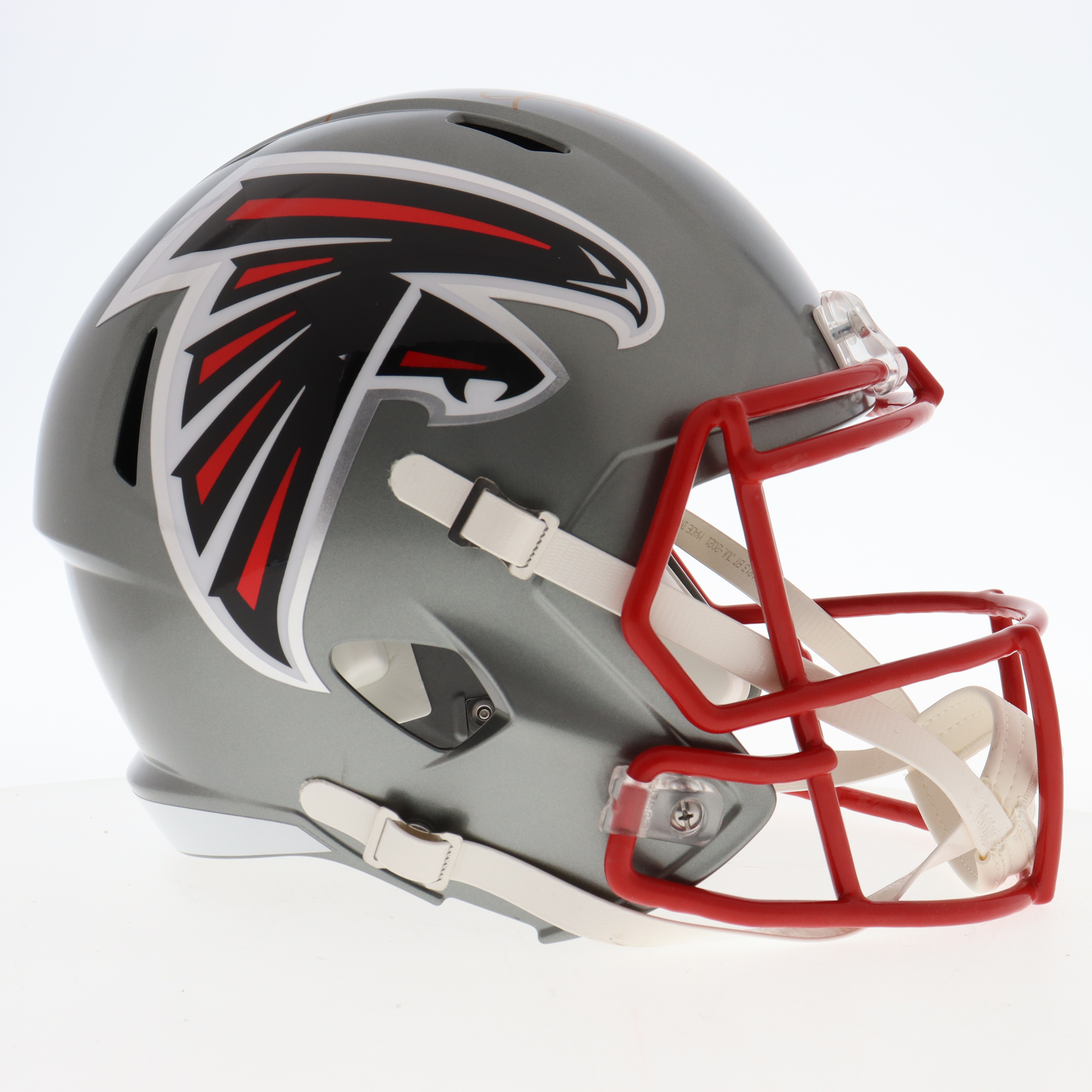 Deion Sanders Signed Falcons Full-Size Flash Alternate Speed Helmet (Beckett) at PristineAuction.com Deion Sanders Signed Falcons Full-Size Flash Alternate Speed Helmet (Beckett) at PristineAuction.com