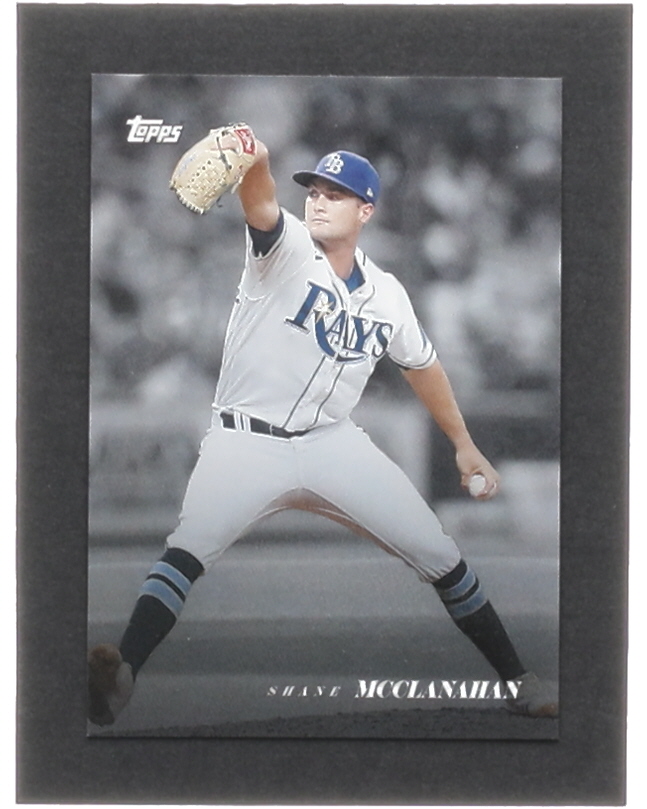 Shane McClanahan 2022 Topps Black and White Player Color #15 #4/10 at PristineAuction.com Shane McClanahan 2022 Topps Black and White Player Color #15 #4/10 at PristineAuction.com