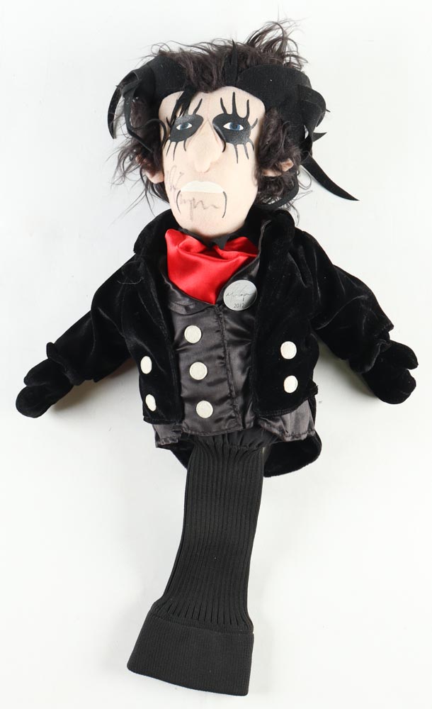 Alice Cooper Signed Golf Club Head Cover (Beckett) at PristineAuction.com Alice Cooper Signed Golf Club Head Cover (Beckett) at PristineAuction.com