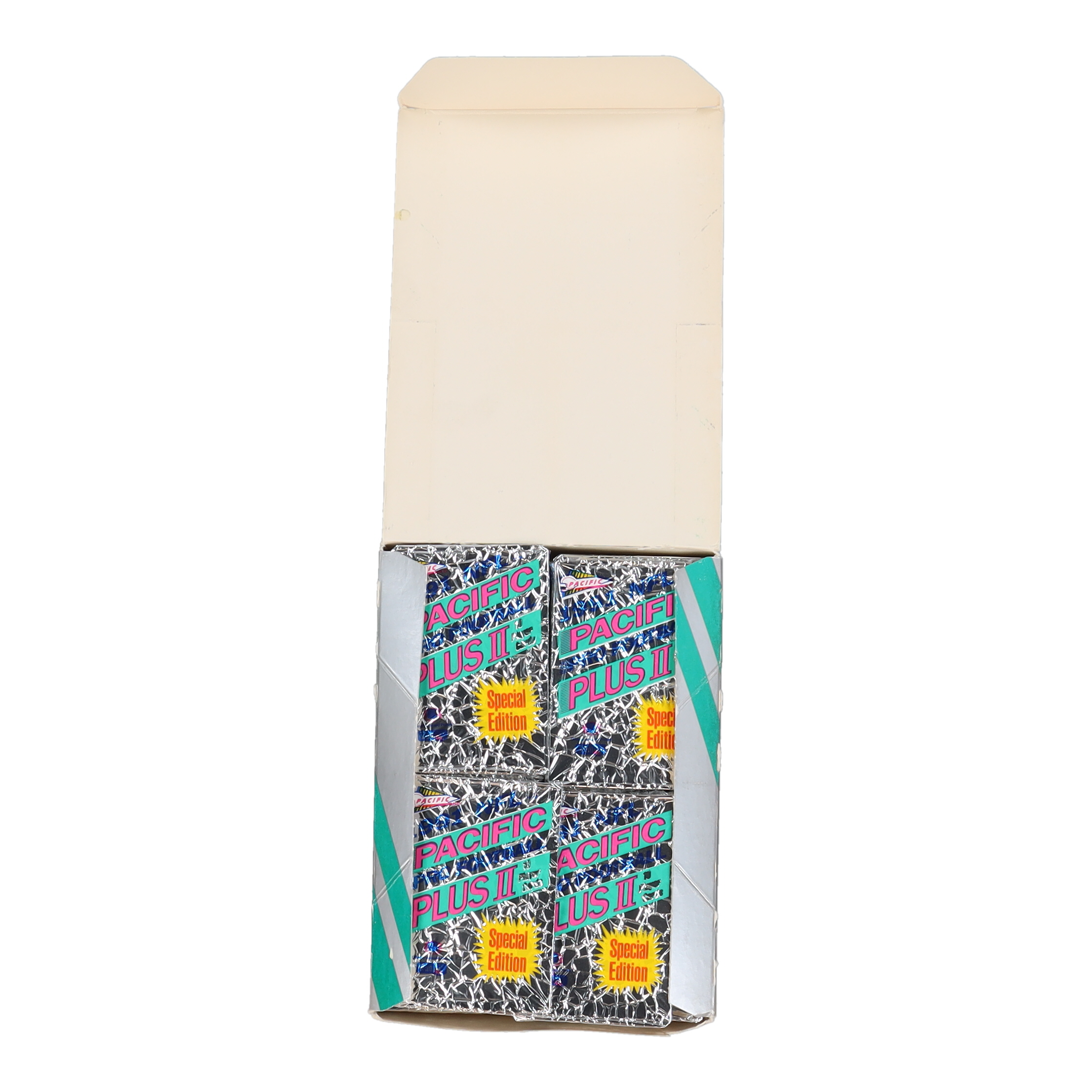 1991 Pacific Plus Series 2 Football Wax Box with (36) Packs at PristineAuction.com 1991 Pacific Plus Series 2 Football Wax Box with (36) Packs at PristineAuction.com