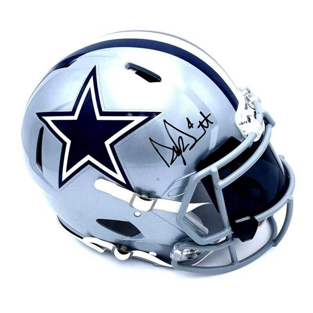 Dak Prescott Signed Dallas Cowboys Speed Authentic Helmet with Visor