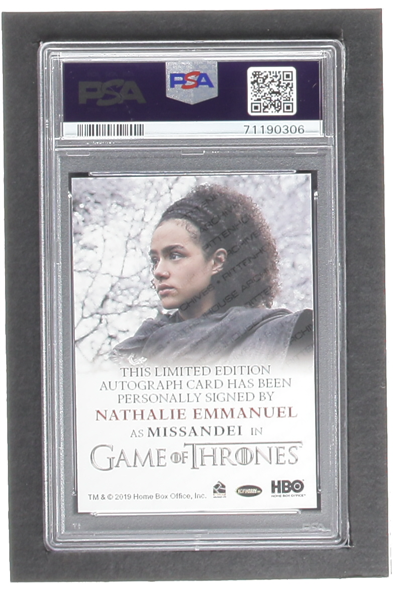 Nathalie Emmanuel 2020 Rittenhouse Game of Thrones The Complete Series ...
