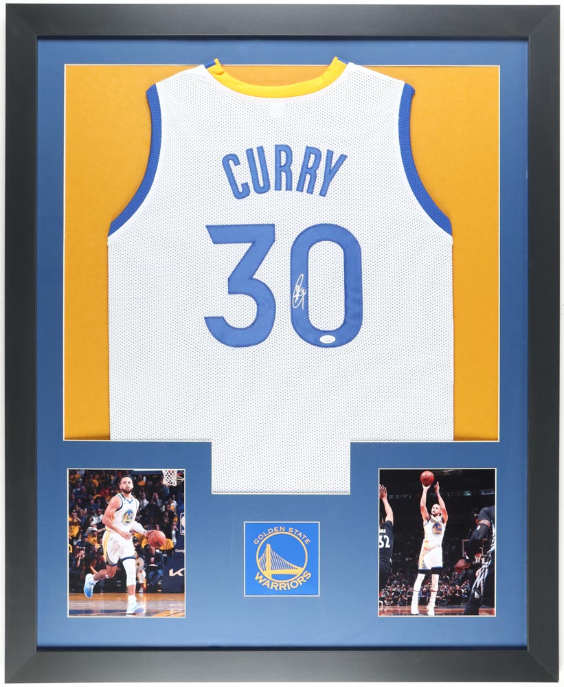 Stephen Curry Signed Custom Framed Jersey Display (JSA) at PristineAuction.com Stephen Curry Signed Custom Framed Jersey Display (JSA) at PristineAuction.com