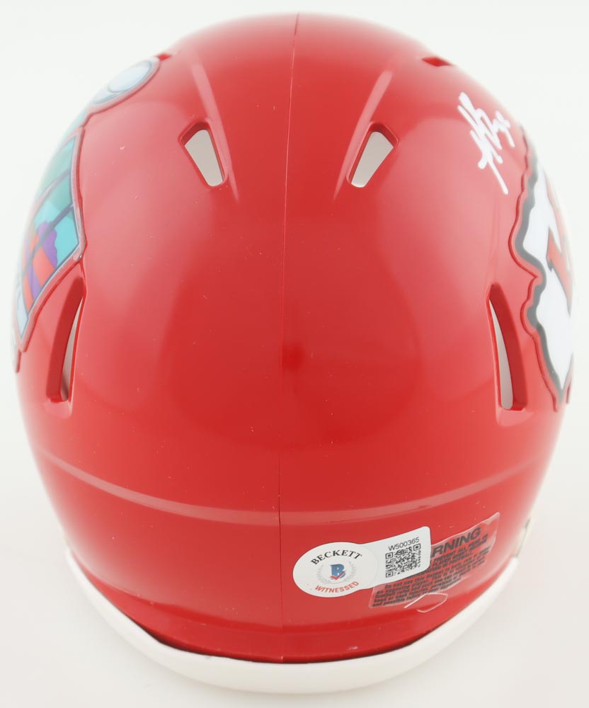 Nick Bolton Signed Chiefs Super Bowl LVII Champions Logo Speed Mini Helmet (Beckett) at PristineAuction.com Nick Bolton Signed Chiefs Super Bowl LVII Champions Logo Speed Mini Helmet (Beckett) at PristineAuction.com