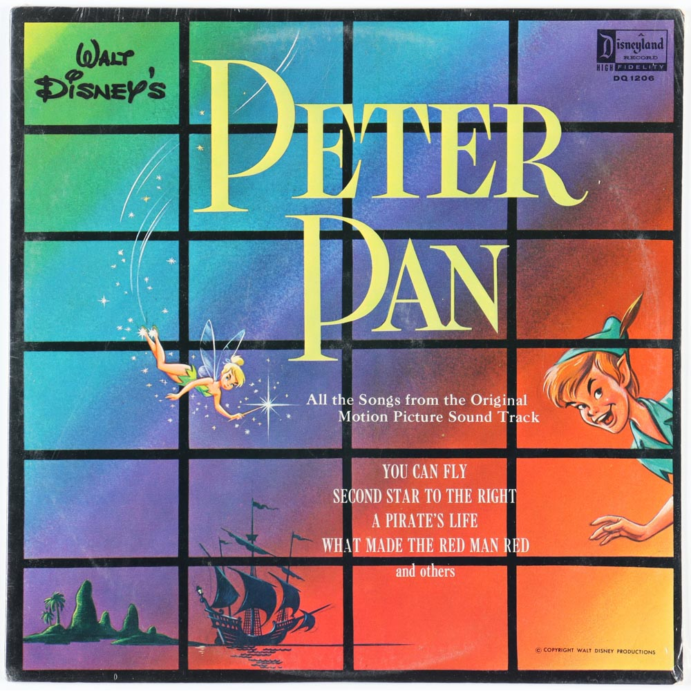 1963 Walt Disney's "Peter Pan" Original Motion Picture Sound Track
