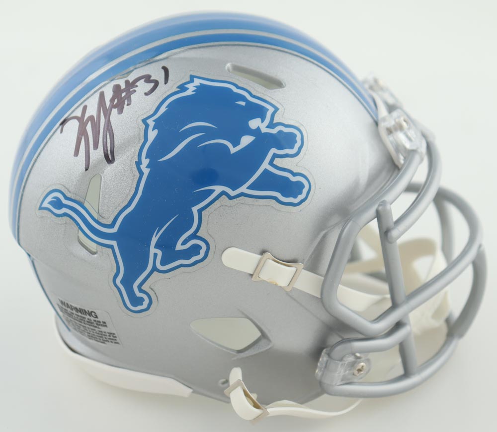 Kerby Joseph Signed Lions Speed Mini Helmet (JSA) at PristineAuction.com Kerby Joseph Signed Lions Speed Mini Helmet (JSA) at PristineAuction.com