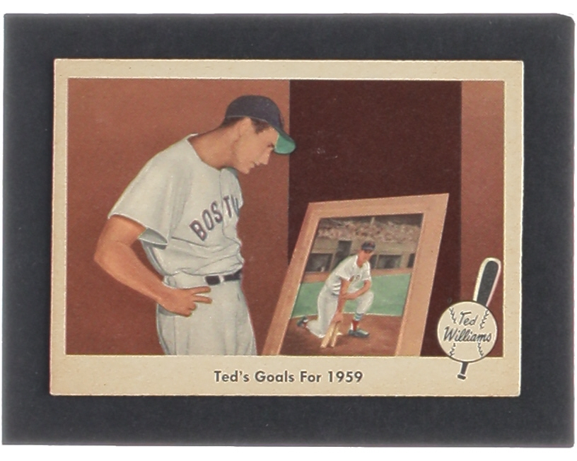 Ted Williams 1959 Fleer Ted Williams #80 / Ted's Goals for 1959 at PristineAuction.com Ted Williams 1959 Fleer Ted Williams #80 / Ted's Goals for 1959 at PristineAuction.com