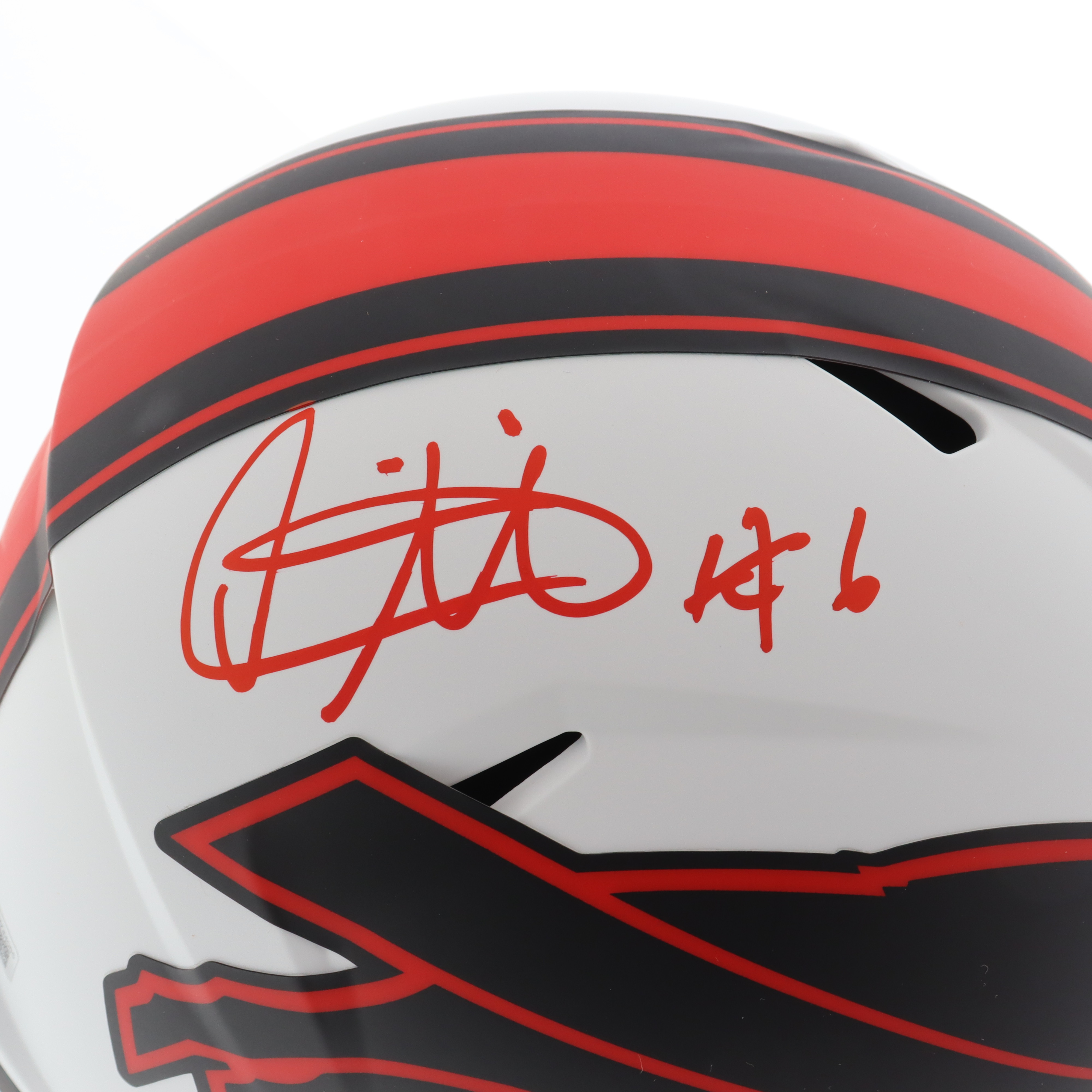 Isaiah McKenzie Signed Bills Full-Size Lunar Eclipse Alternate Speed Helmet (Beckett) at PristineAuction.com Isaiah McKenzie Signed Bills Full-Size Lunar Eclipse Alternate Speed Helmet (Beckett) at PristineAuction.com