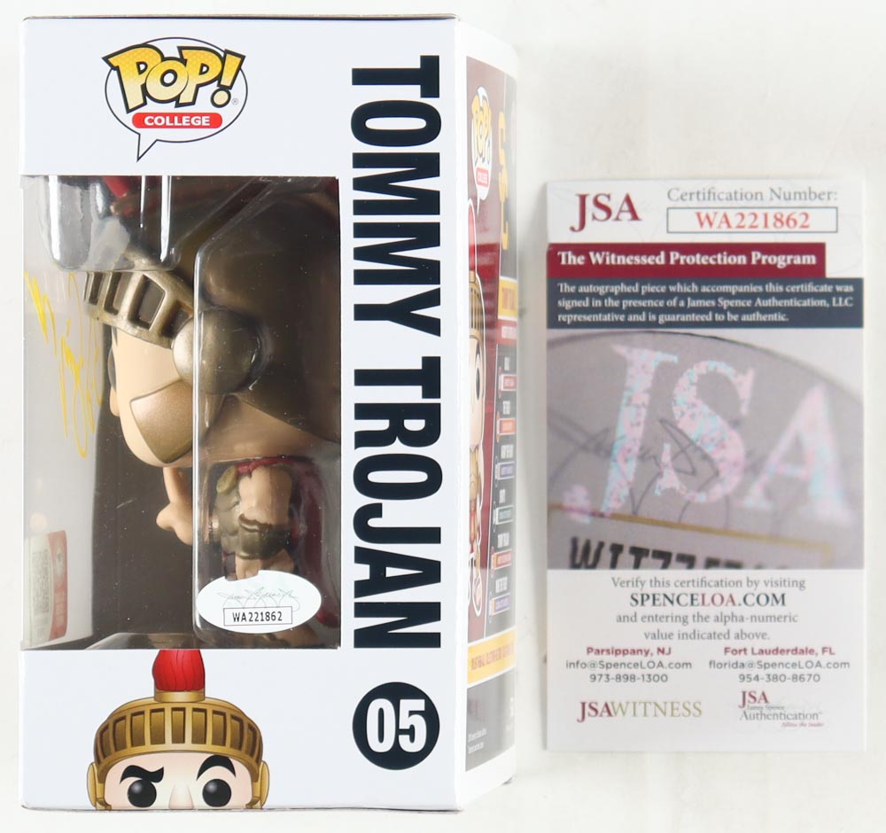 O. J. Simpson Signed USC Trojans #05 Tommy Trojan Funko Pop! Vinyl Figure (JSA) at PristineAuction.com O. J. Simpson Signed USC Trojans #05 Tommy Trojan Funko Pop! Vinyl Figure (JSA) at PristineAuction.com