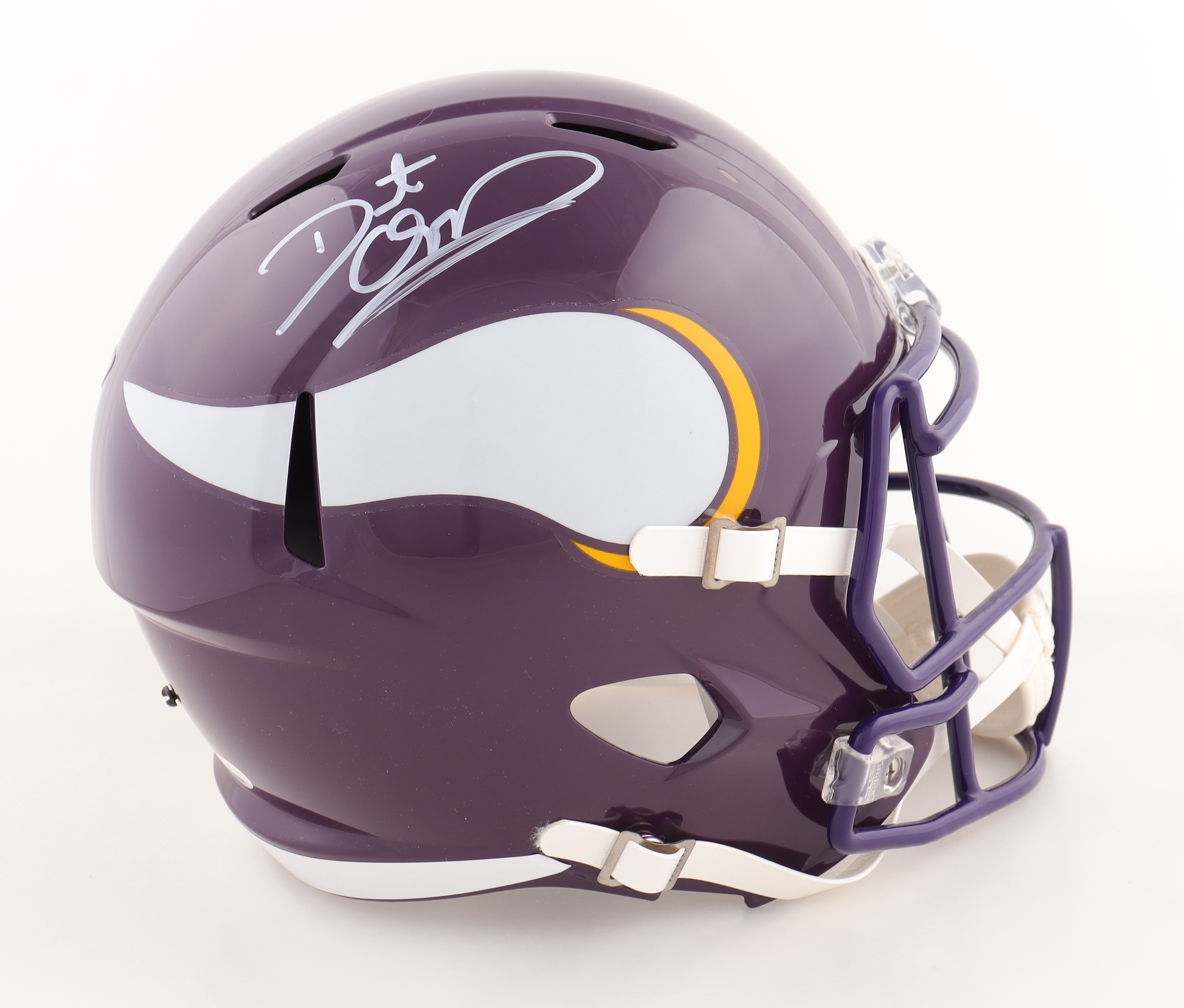 Daunte Culpepper Signed Vikings Full-Size Speed Helmet (JSA) at PristineAuction.com Daunte Culpepper Signed Vikings Full-Size Speed Helmet (JSA) at PristineAuction.com