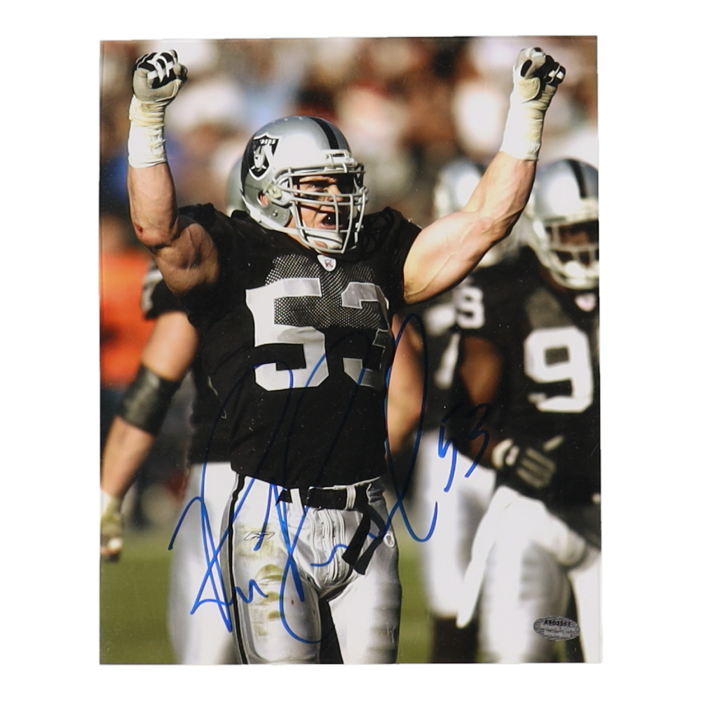 Bill Romanowski Signed Raiders 8x10 Photo (Schwartz) | Pristine Auction