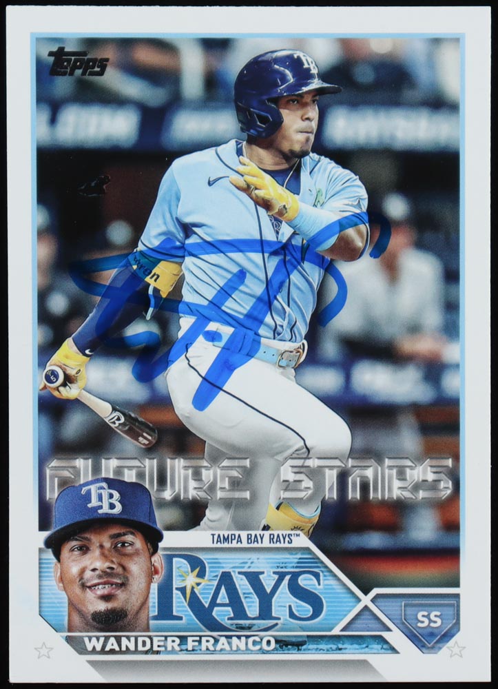 Wander Franco Signed 2023 Topps #215 FS (Franco) at PristineAuction.com Wander Franco Signed 2023 Topps #215 FS (Franco) at PristineAuction.com