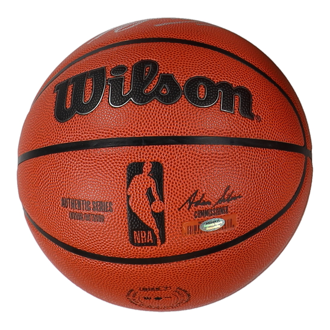 Dominique Wilkins Signed NBA Basketball Inscribed "Human Highlight Film" (Schwartz) at PristineAuction.com Dominique Wilkins Signed NBA Basketball Inscribed "Human Highlight Film" (Schwartz) at PristineAuction.com