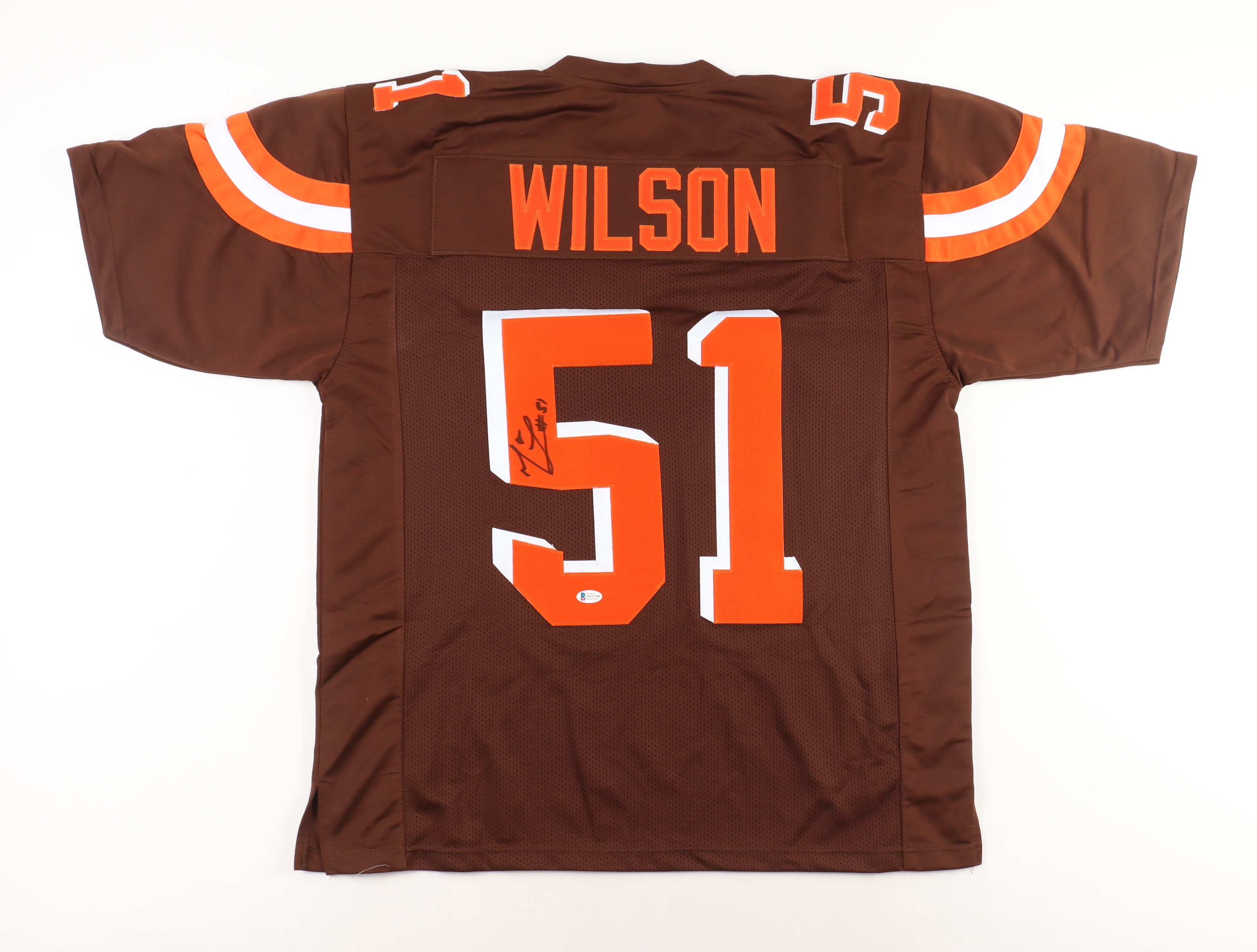 Mack Wilson Signed Jersey (Beckett) at PristineAuction.com Mack Wilson Signed Jersey (Beckett) at PristineAuction.com